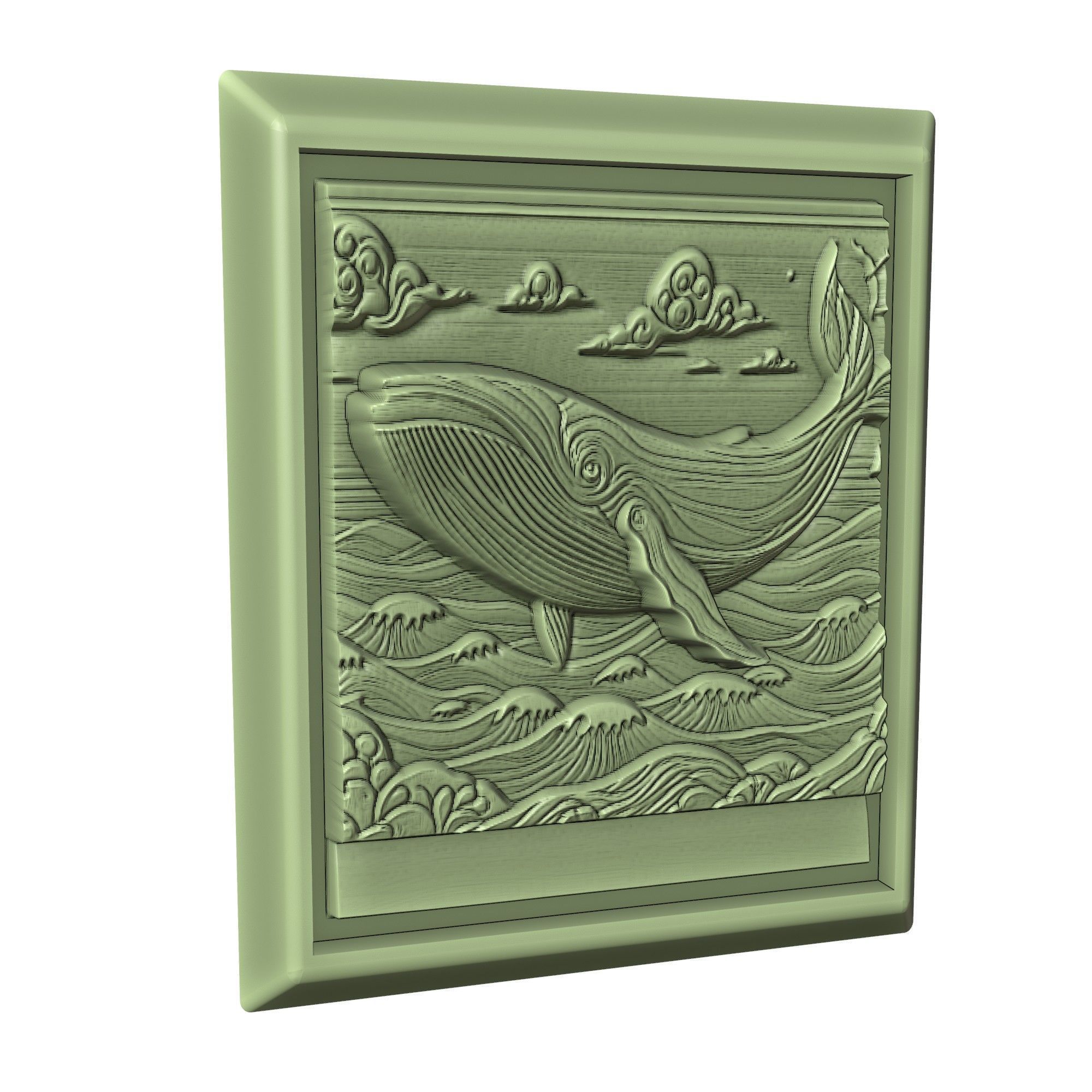 Whale Animal 3D print model_3