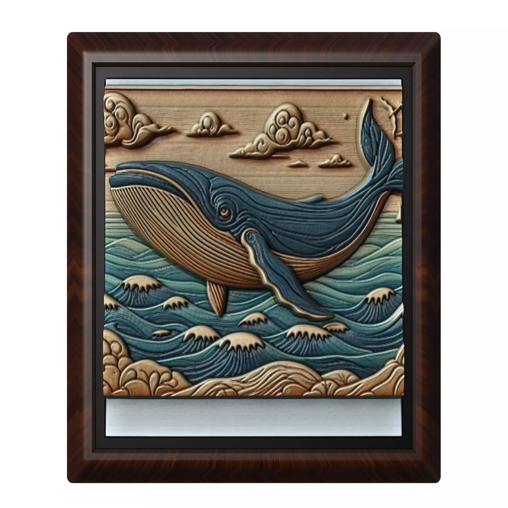 Whale Animal 3D print model_0