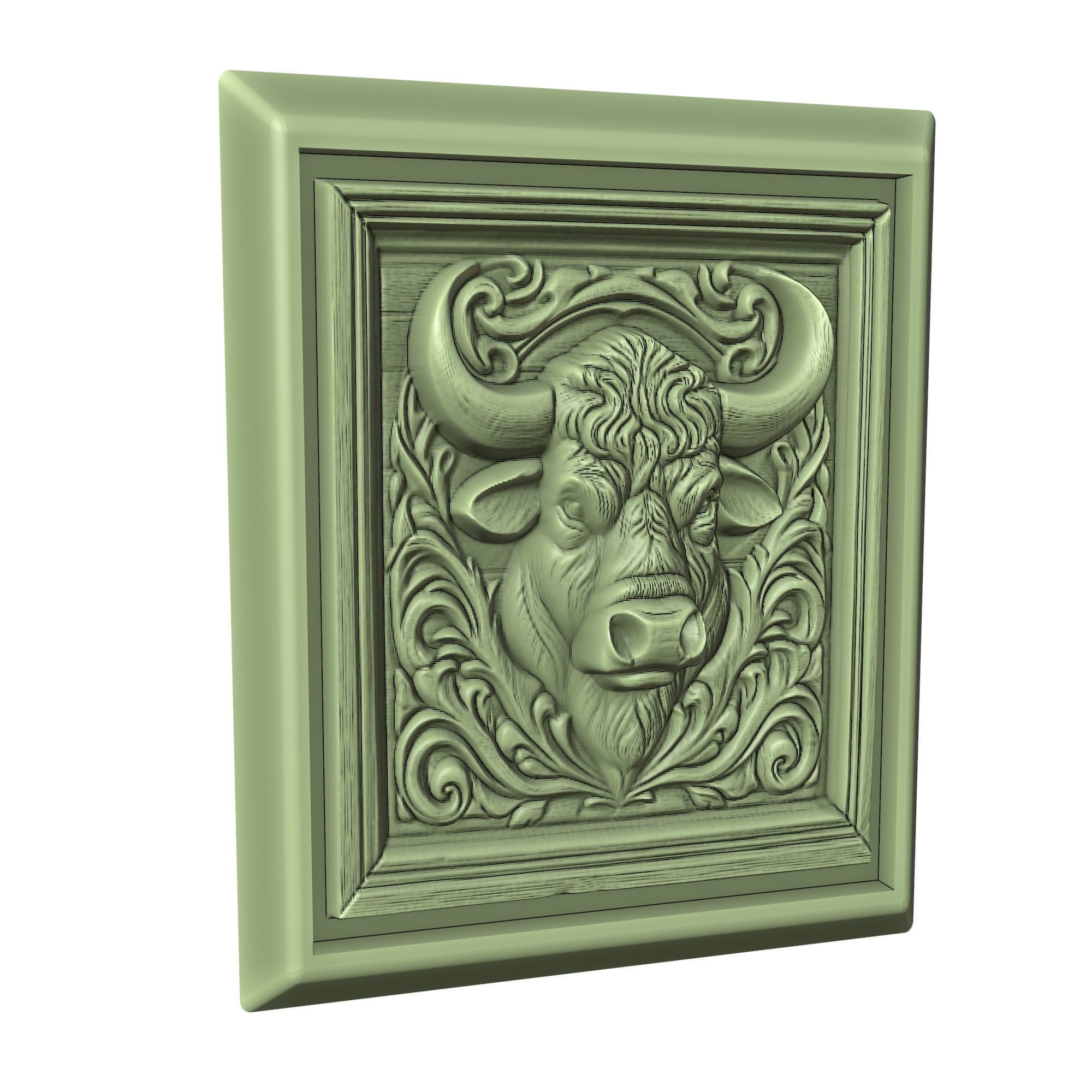 Bull Animal 3D print model_3