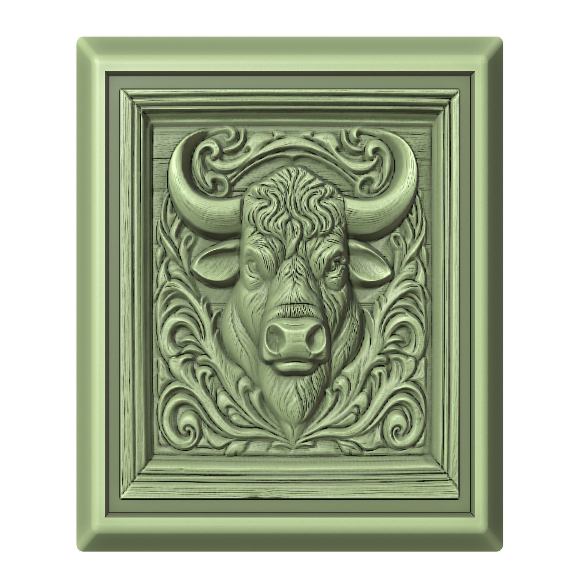 Bull Animal 3D print model_2