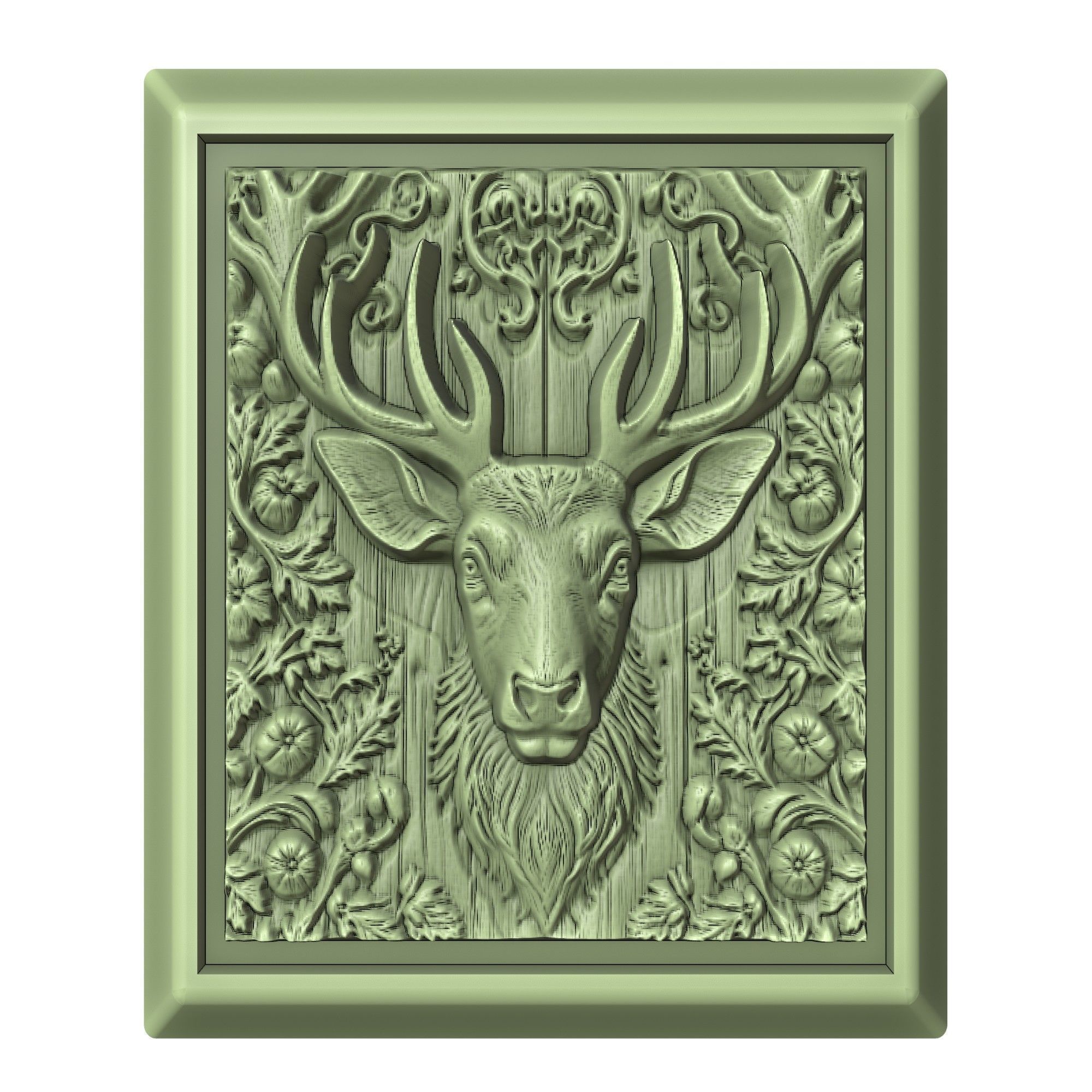 Deer Animal 3D print model_2