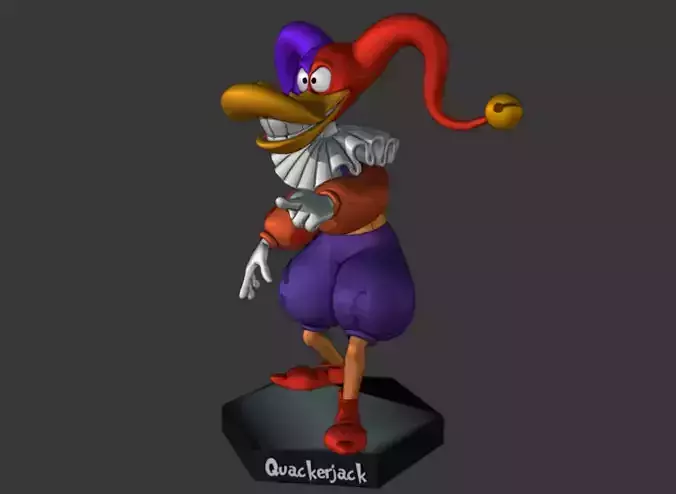 Quackerjack - Darwing Duck 3D print model
