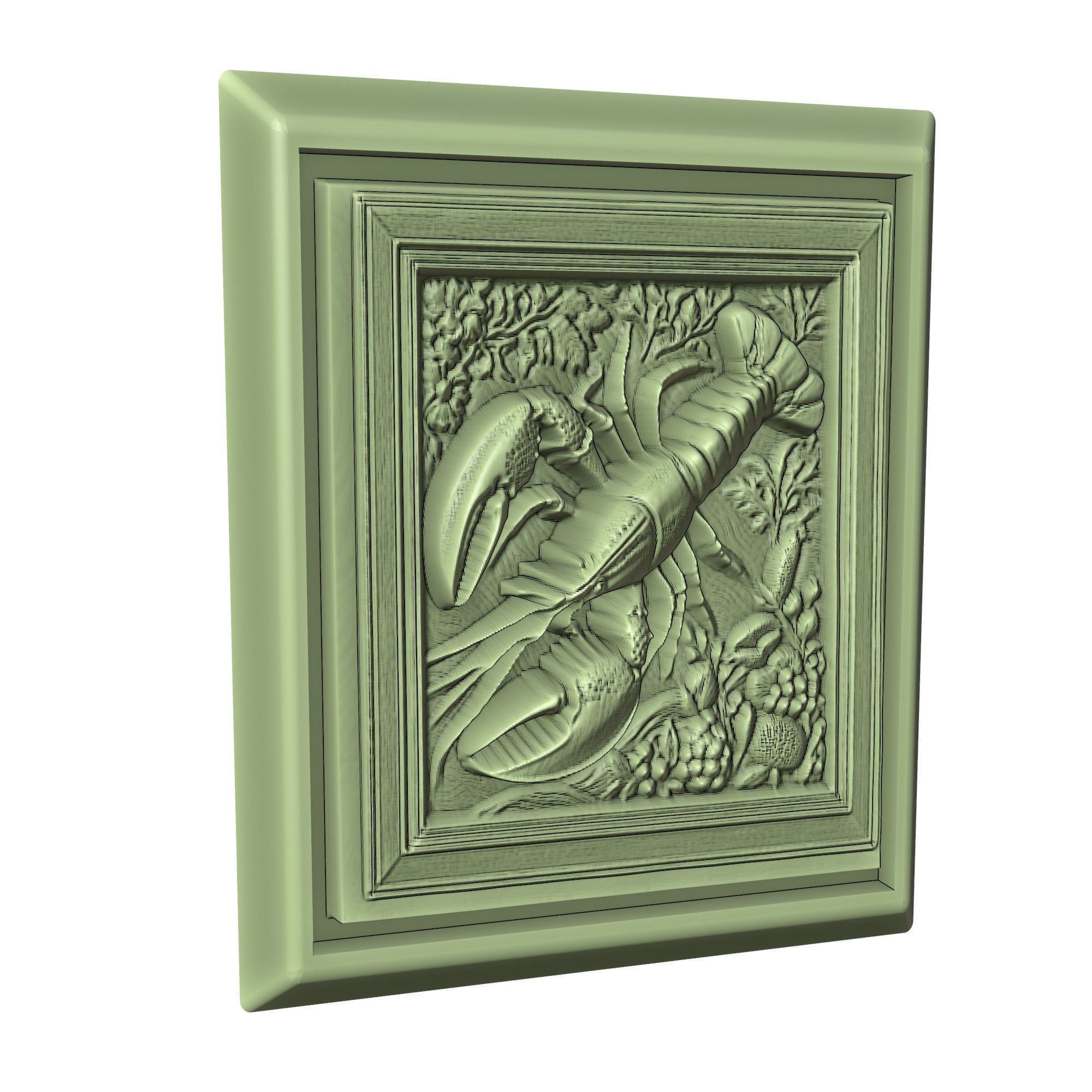 Lobster Animal 3D print model_3