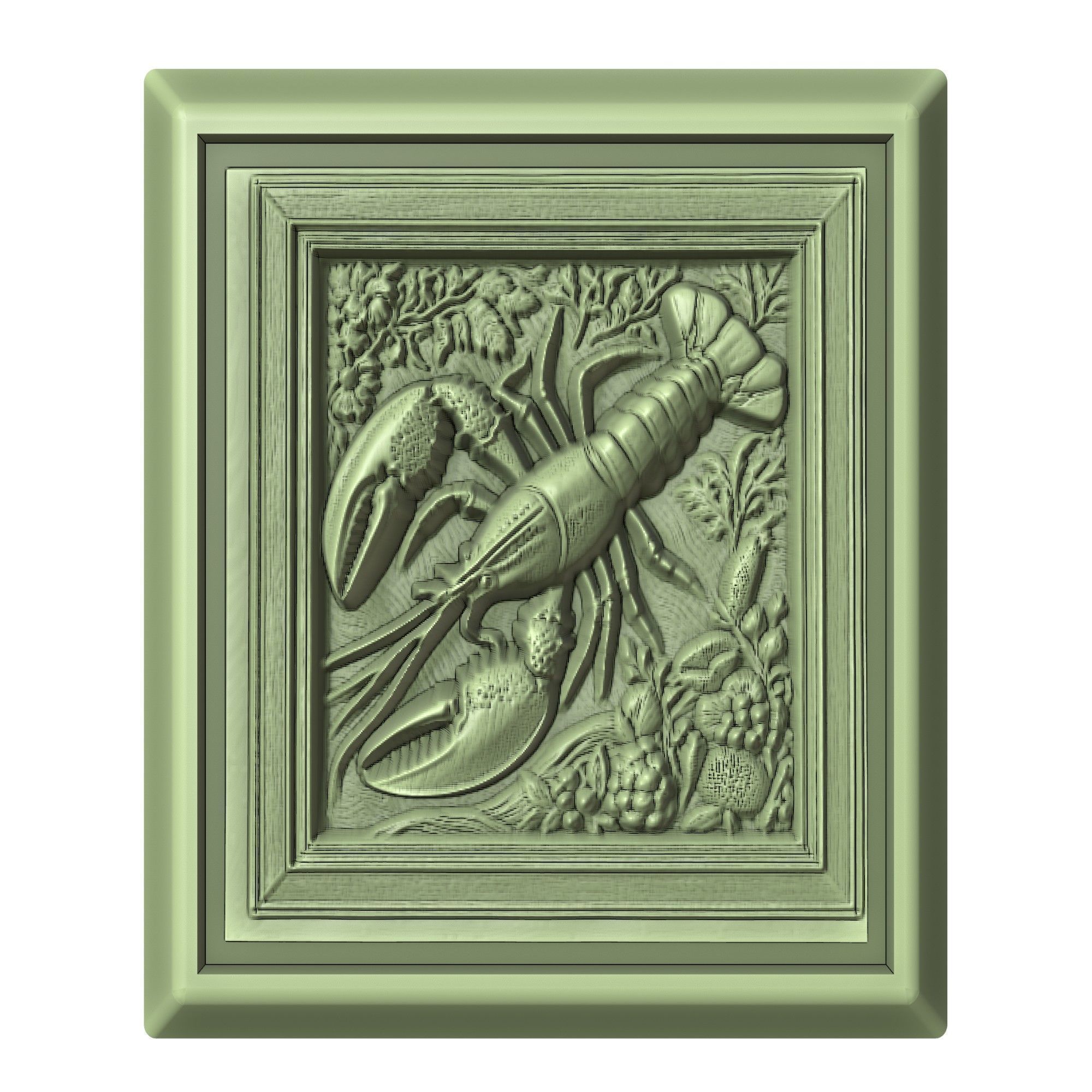 Lobster Animal 3D print model_2