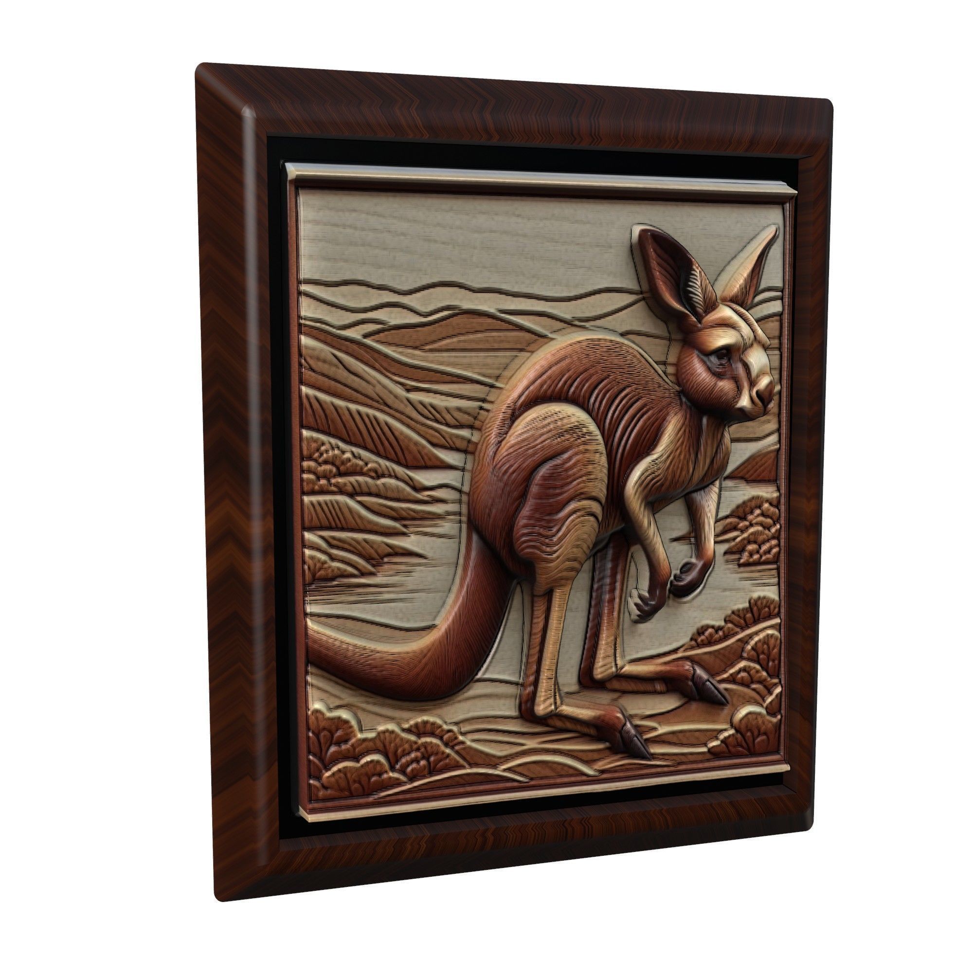 Kangaroo Animal 3D print model_1