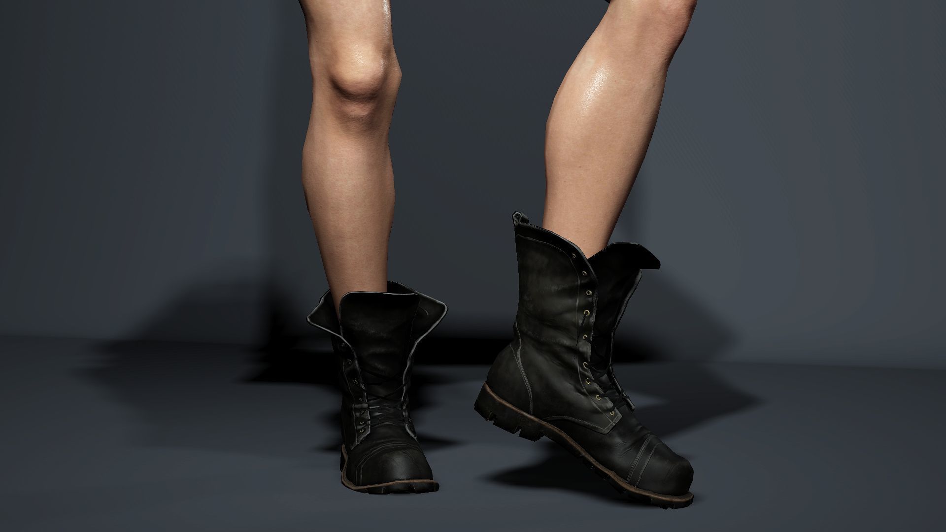 Roxanne Low-poly 3D model_9