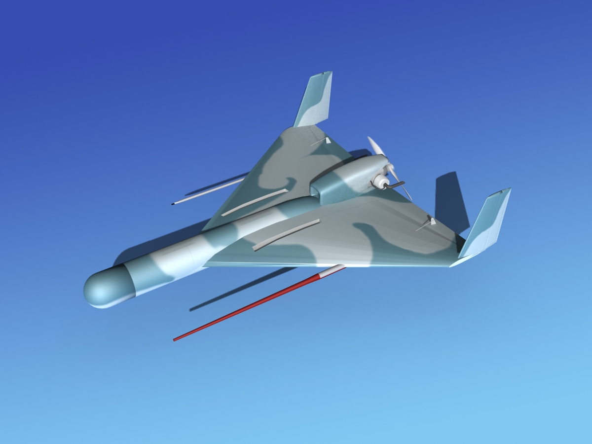 Harpy 1 UAV V04 3D model_11