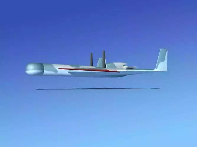 Harpy 1 UAV V04 3D model