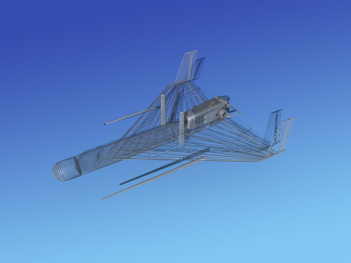 Harpy 1 UAV V04 3D model_9