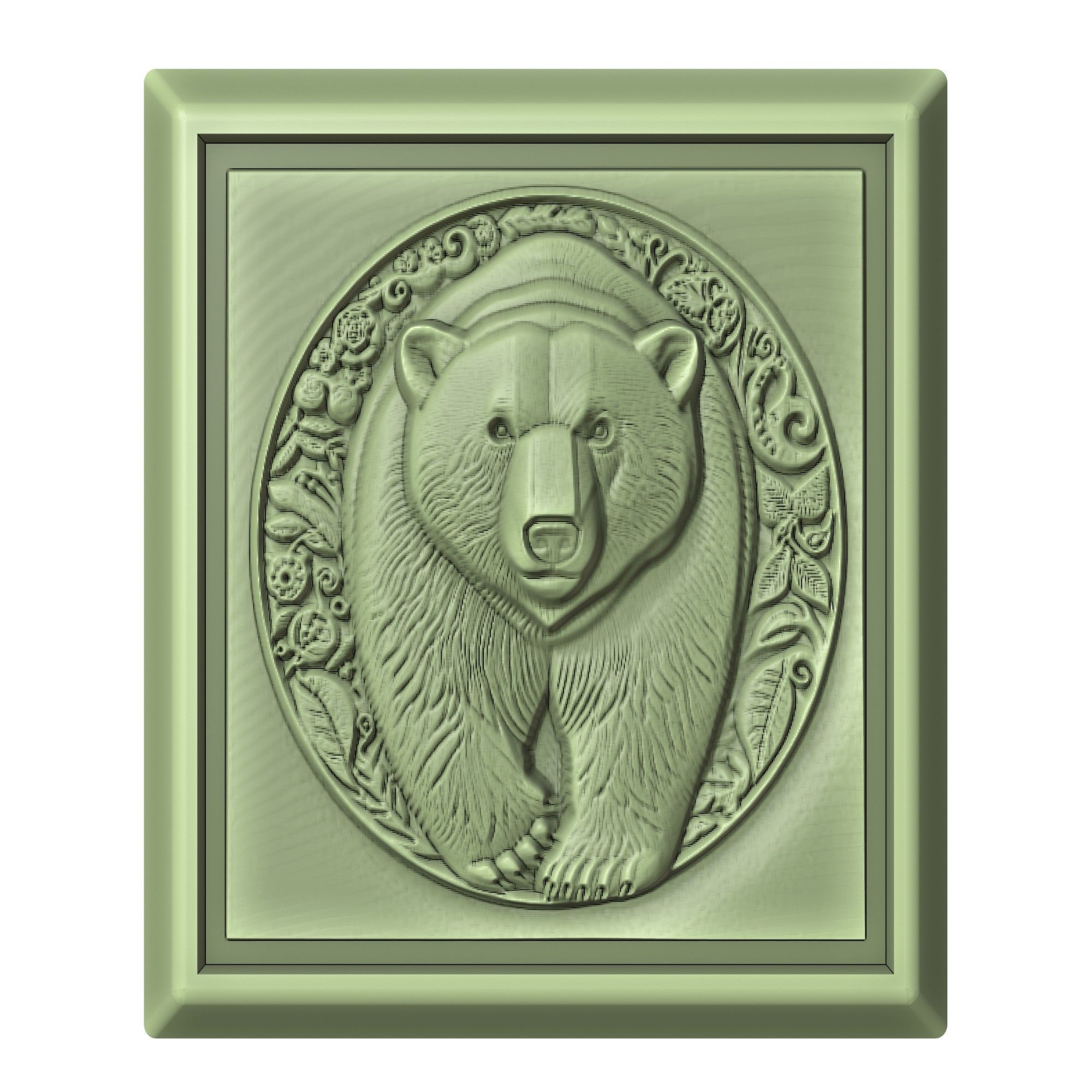 Polar Bear Animal 3D print model_2