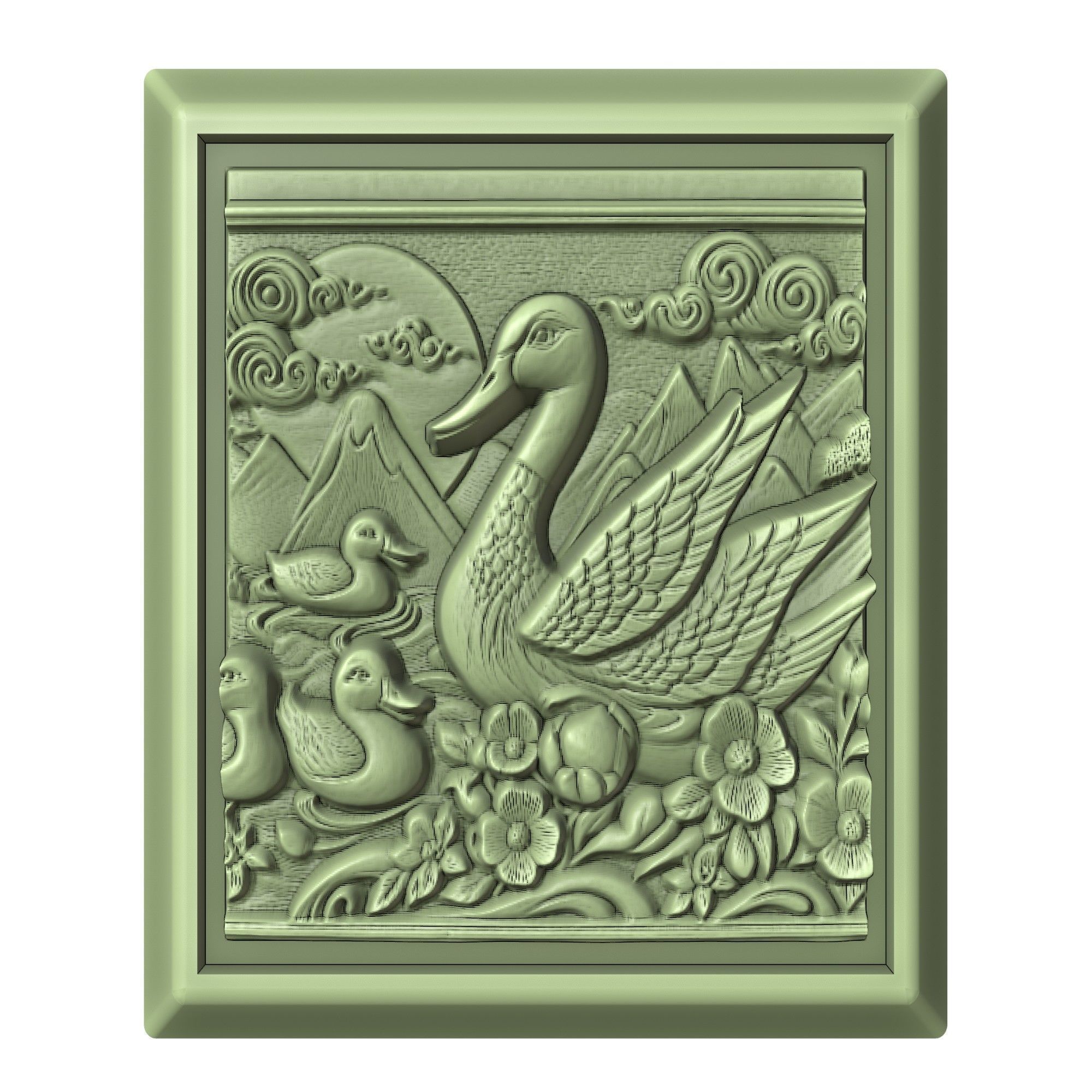 Duck Animal 3D print model_2