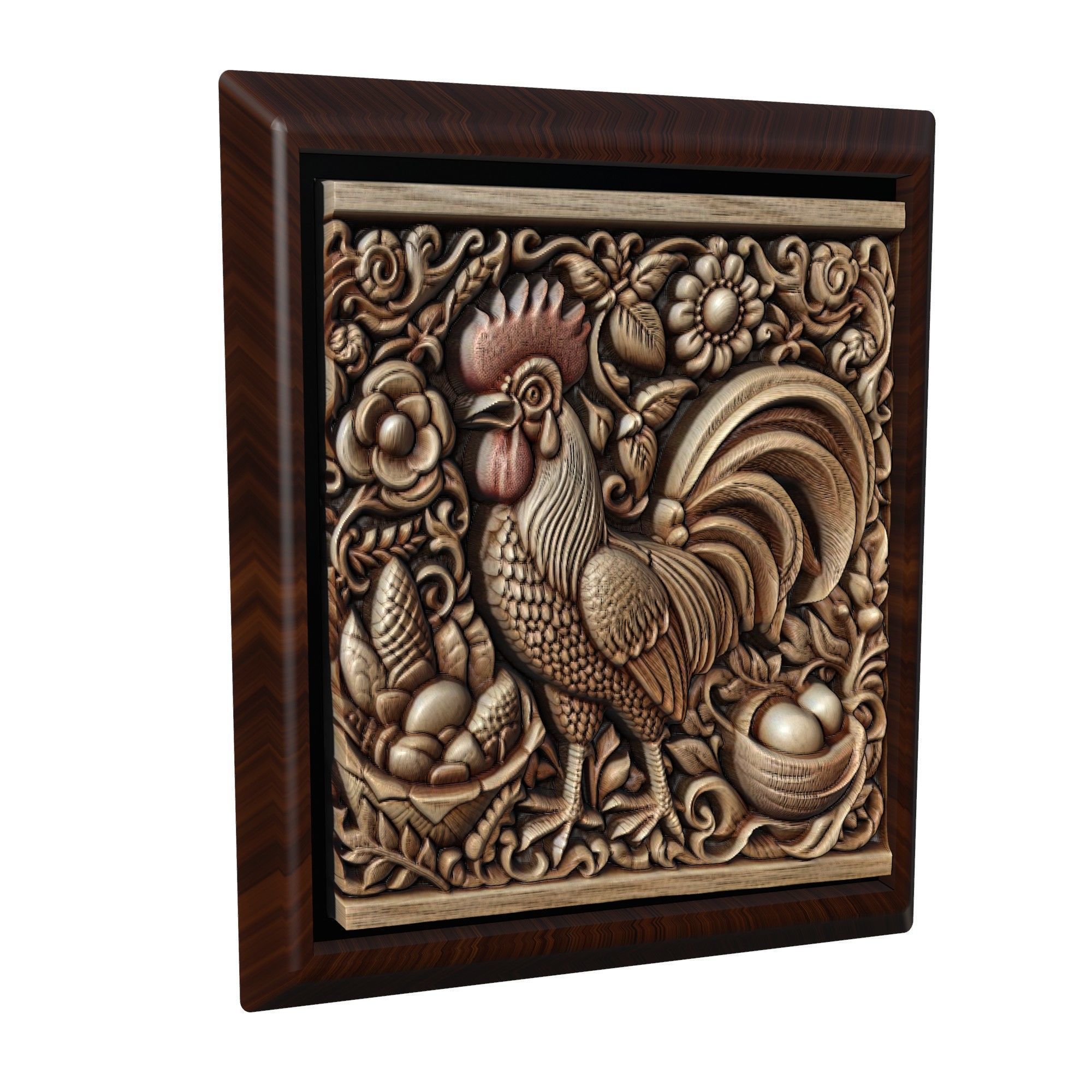 Chicken Animal 3D print model_1