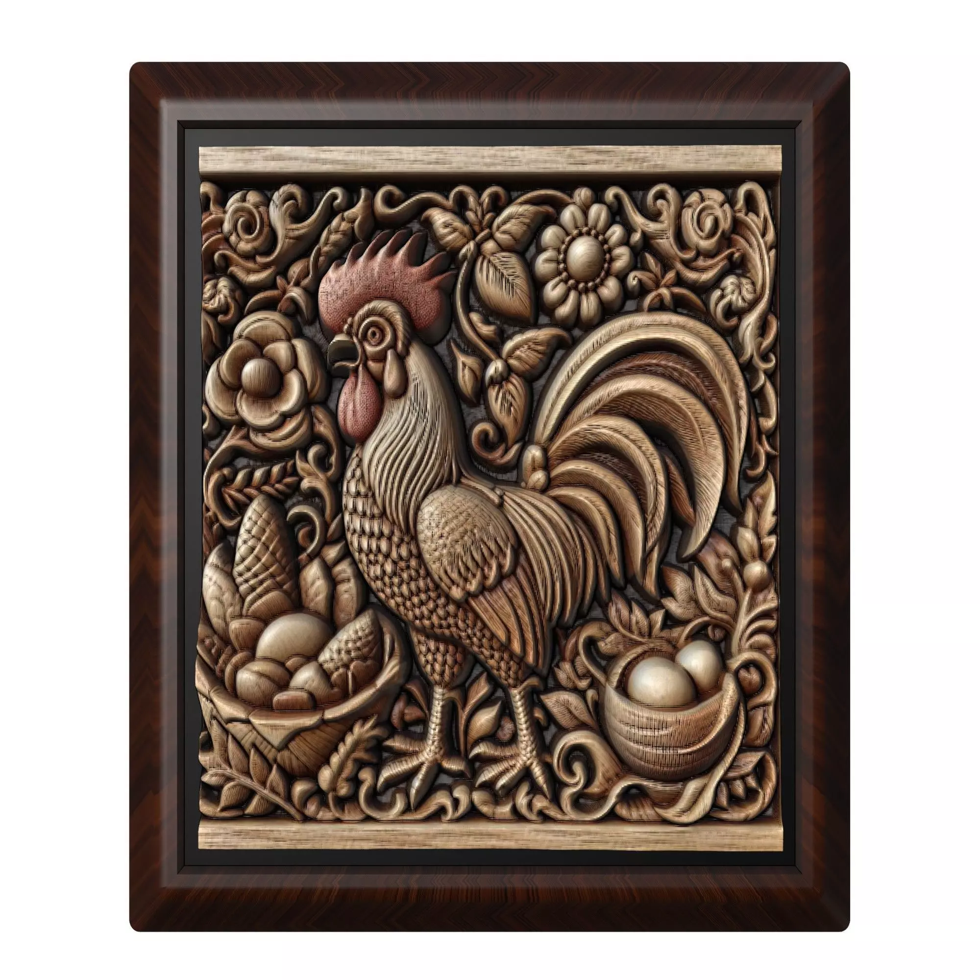 Chicken Animal 3D print model_0