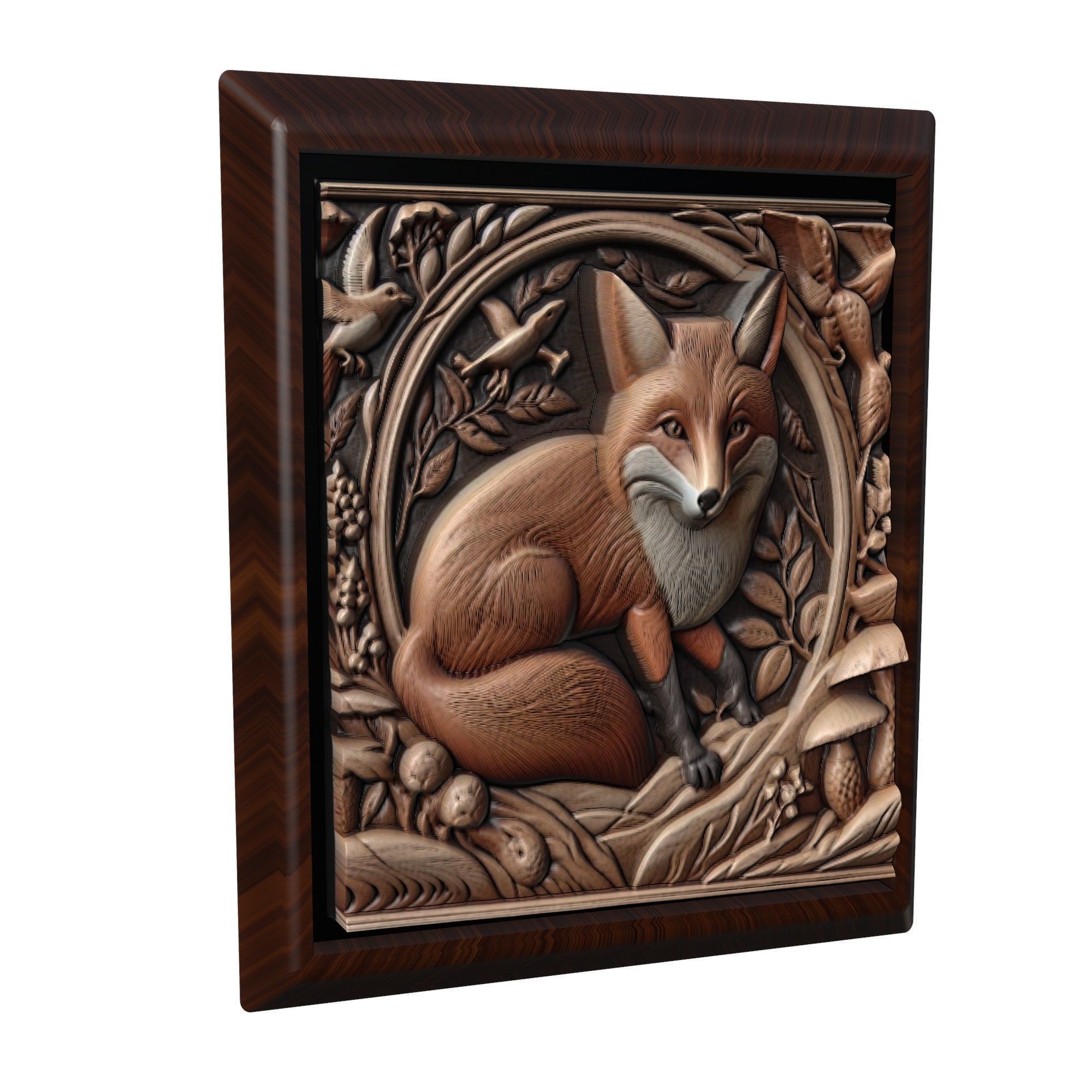 Fox Animal 3D print model_1