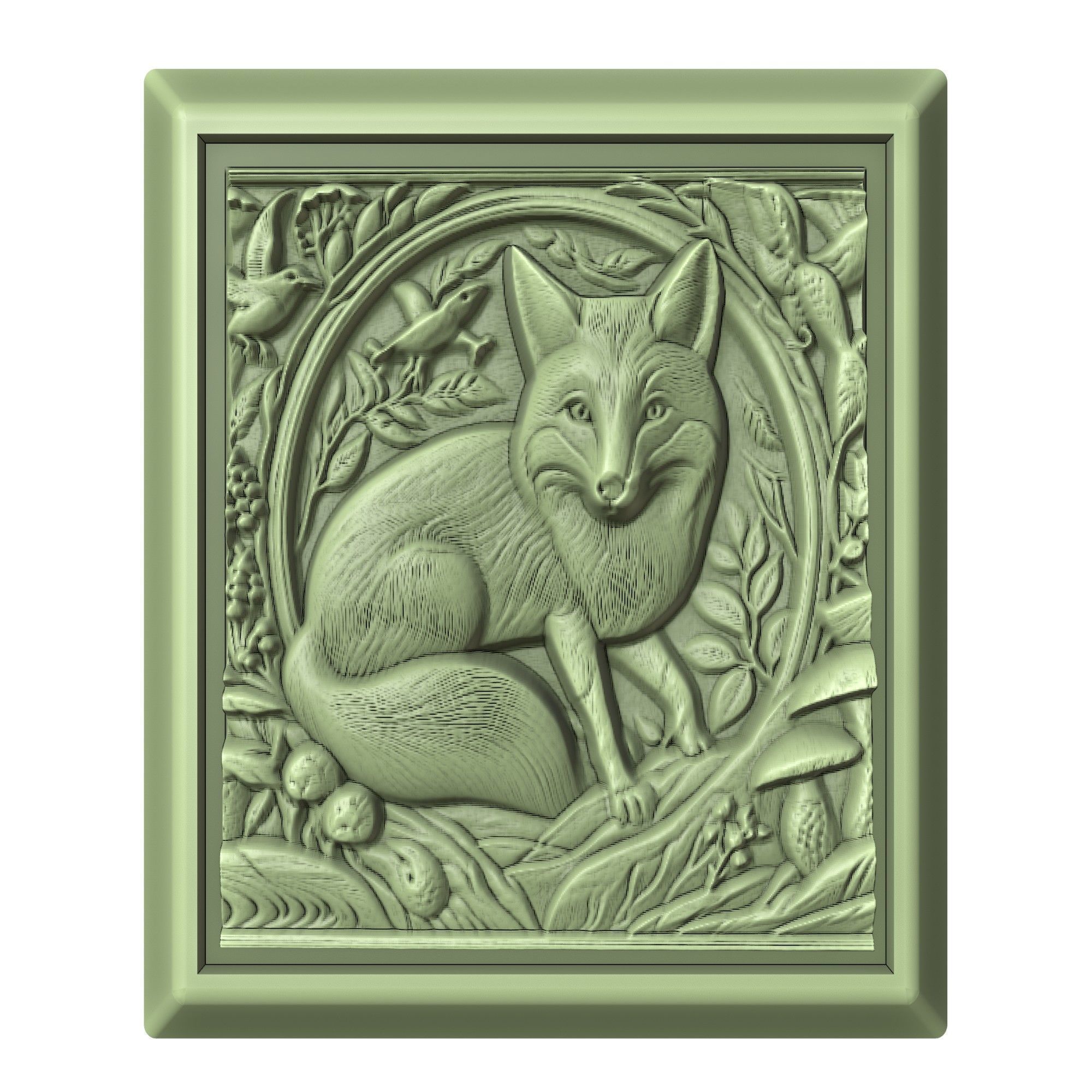 Fox Animal 3D print model_2