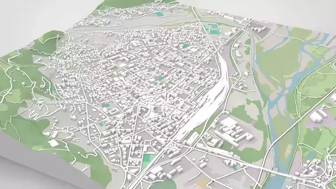 Cityscape Domodossola Italy 