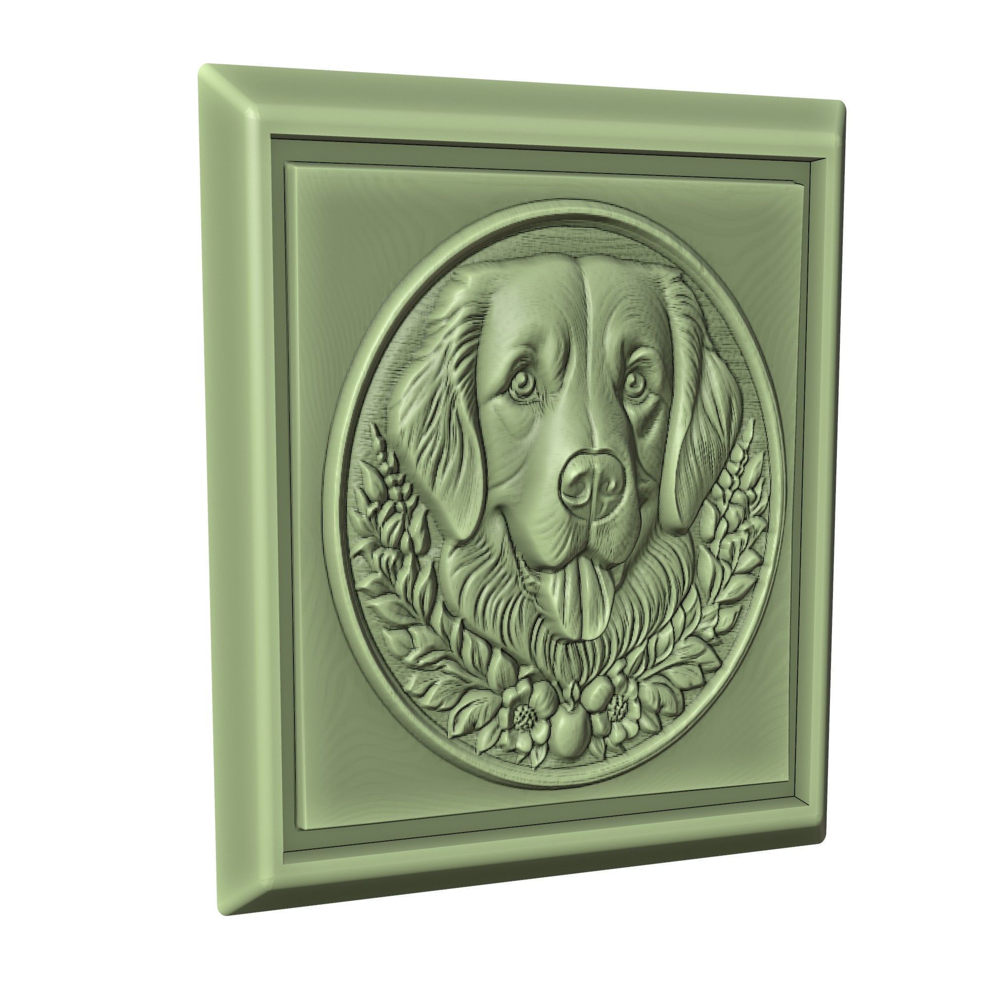 Dog Golden Retriever Animal 3D print model_3