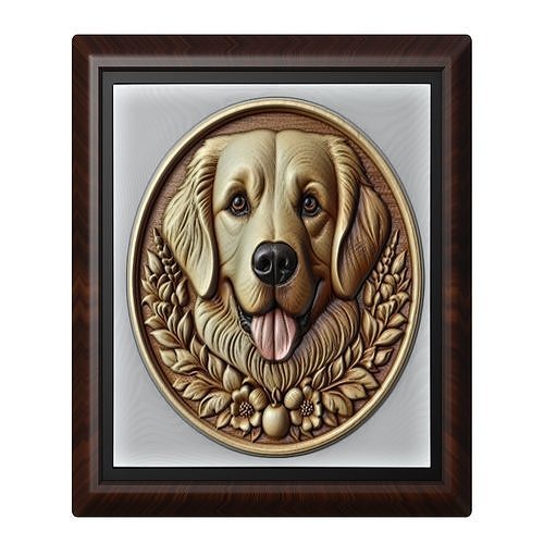 Dog Golden Retriever Animal 3D print model