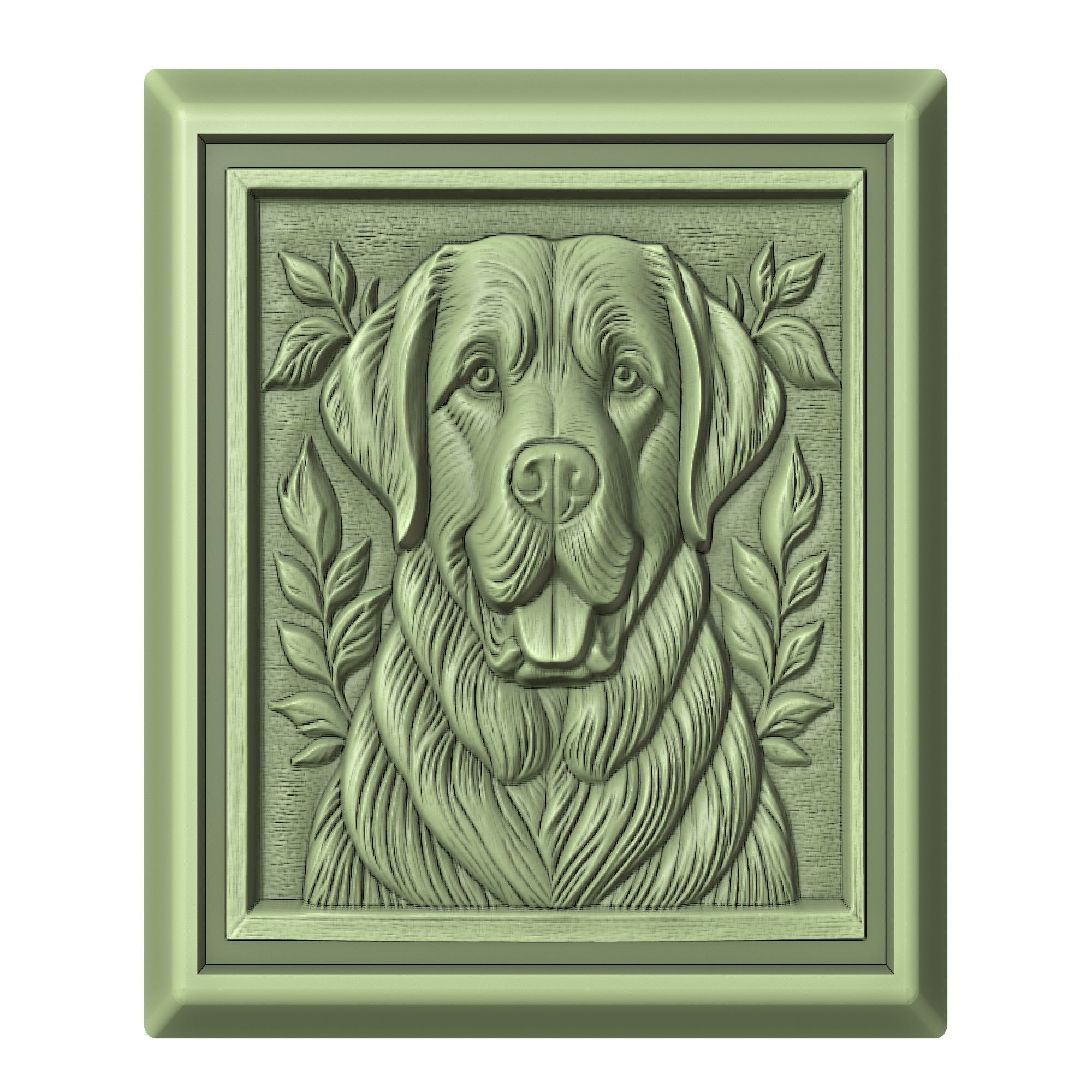 Dog Labrador Retriever Animal 3D print model_2