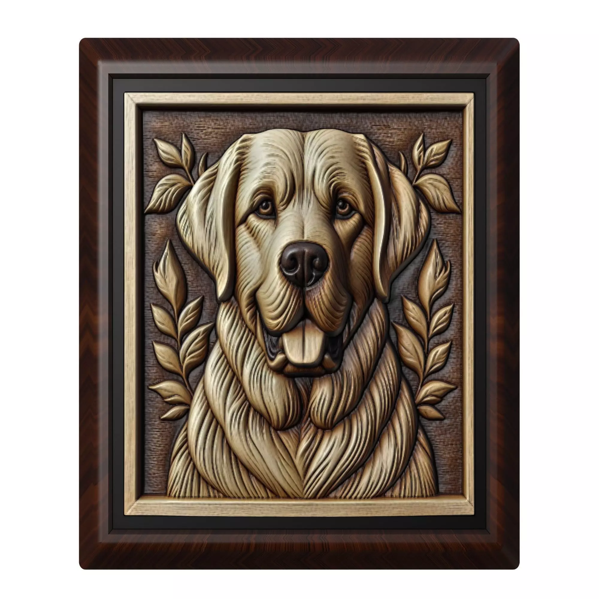 Dog Labrador Retriever Animal 3D print model_0