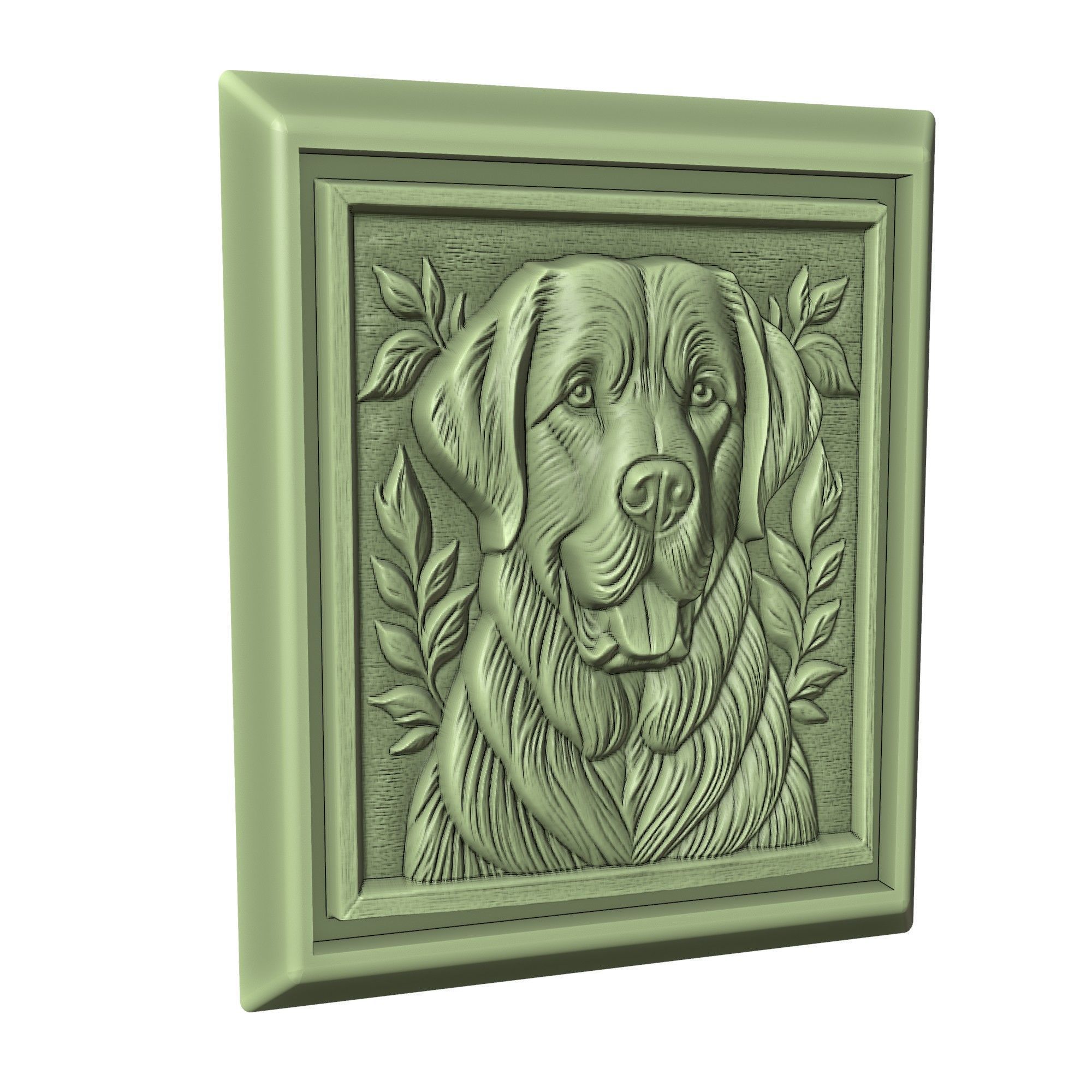 Dog Labrador Retriever Animal 3D print model_3