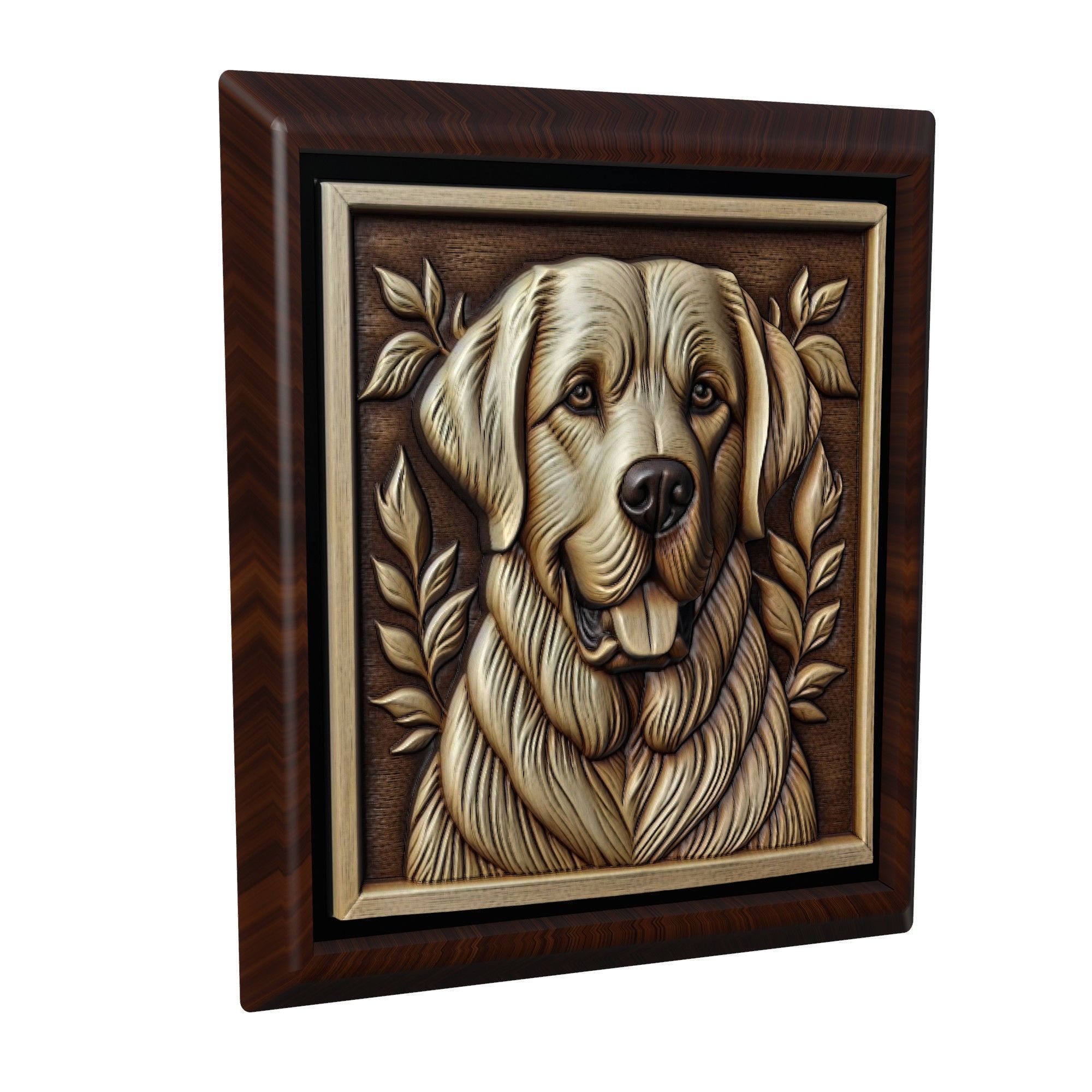 Dog Labrador Retriever Animal 3D print model_1