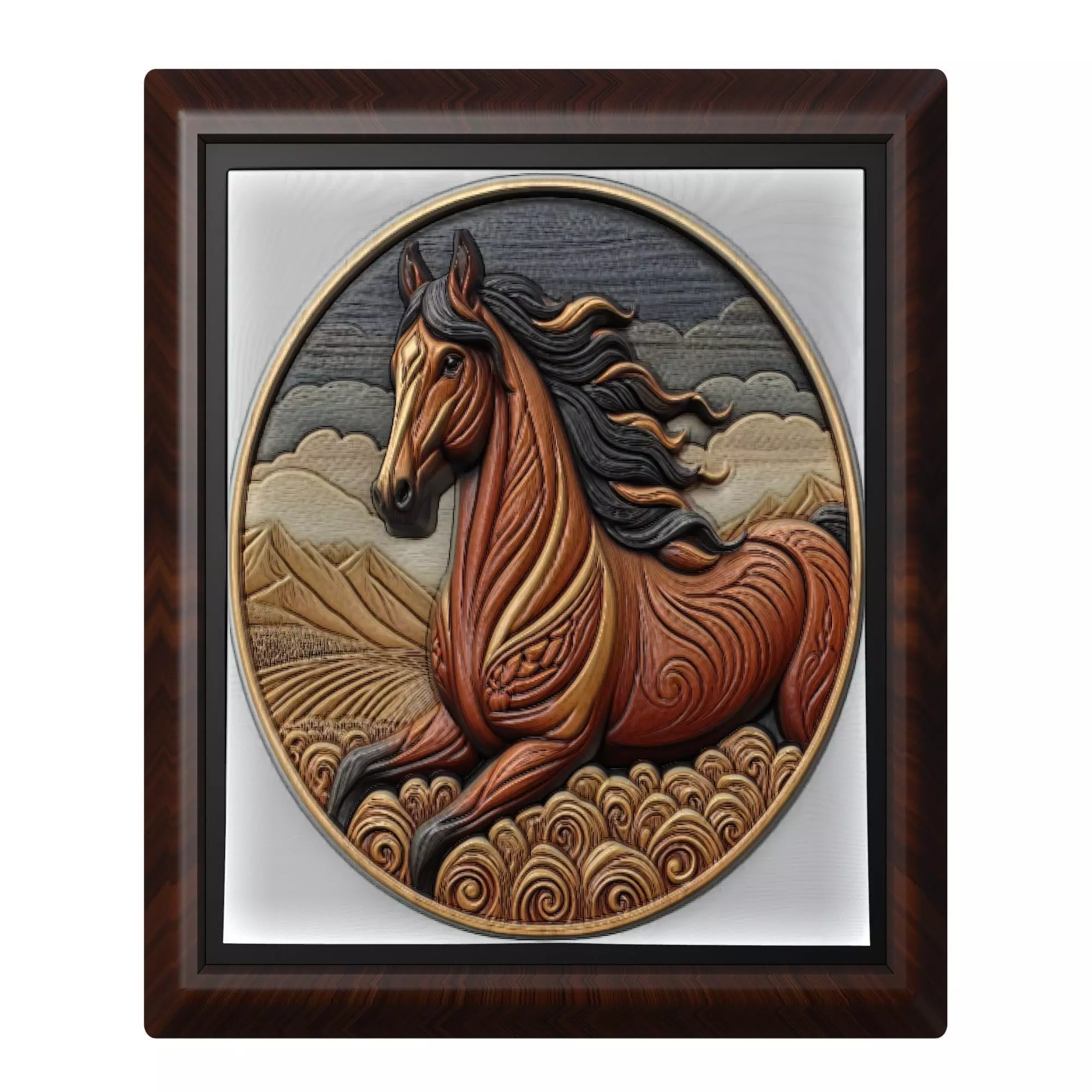 Horse Animal 3D print model_0