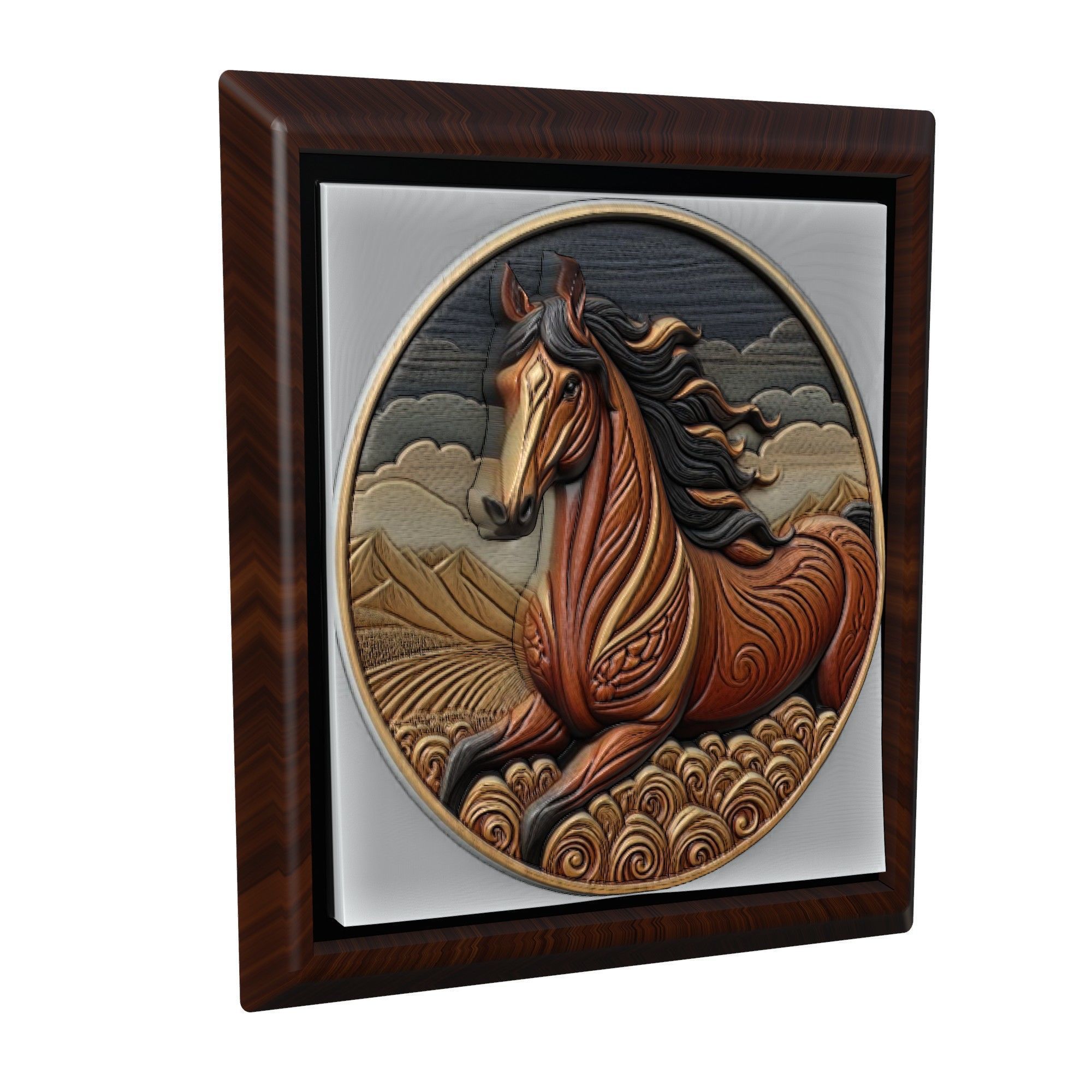 Horse Animal 3D print model_1