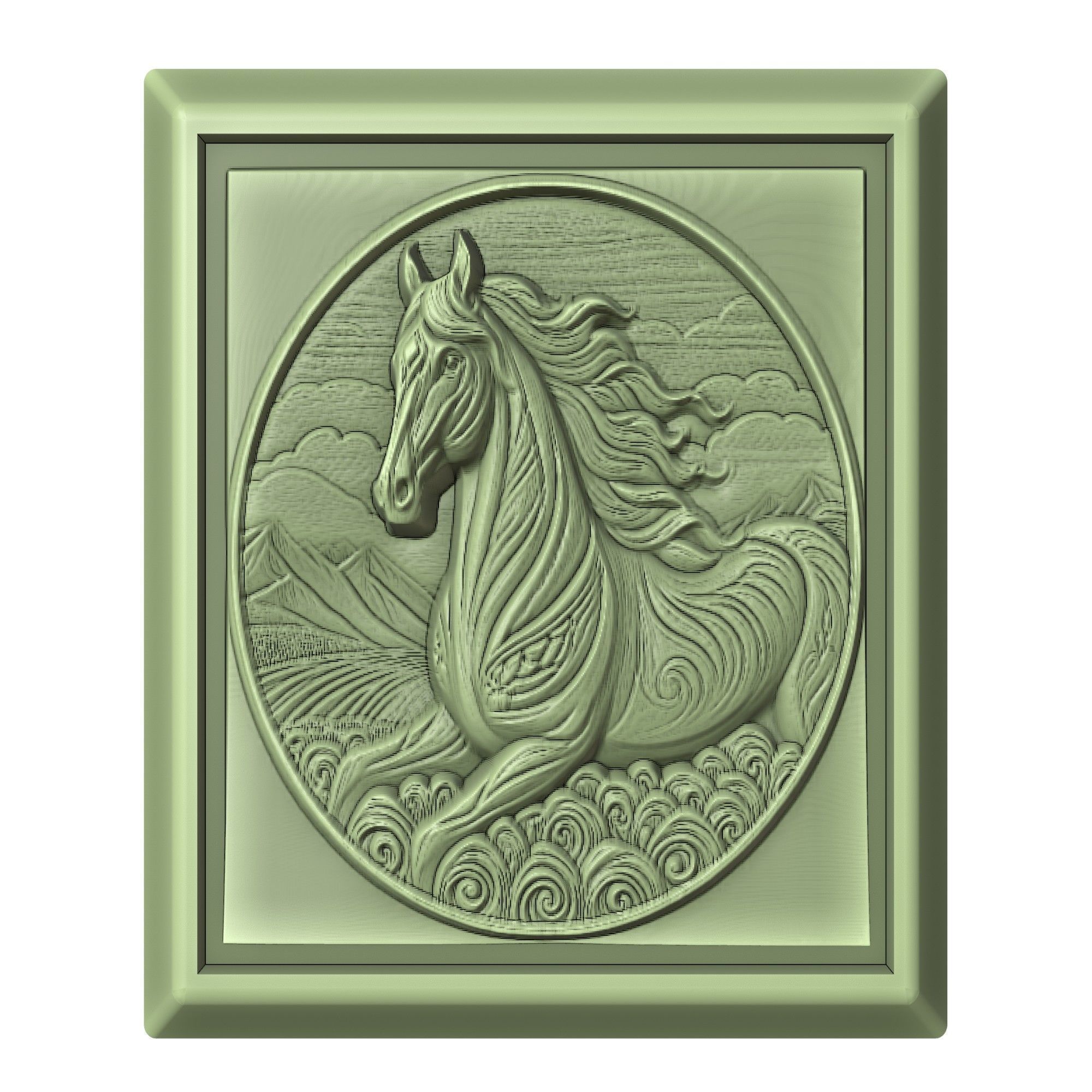 Horse Animal 3D print model_2