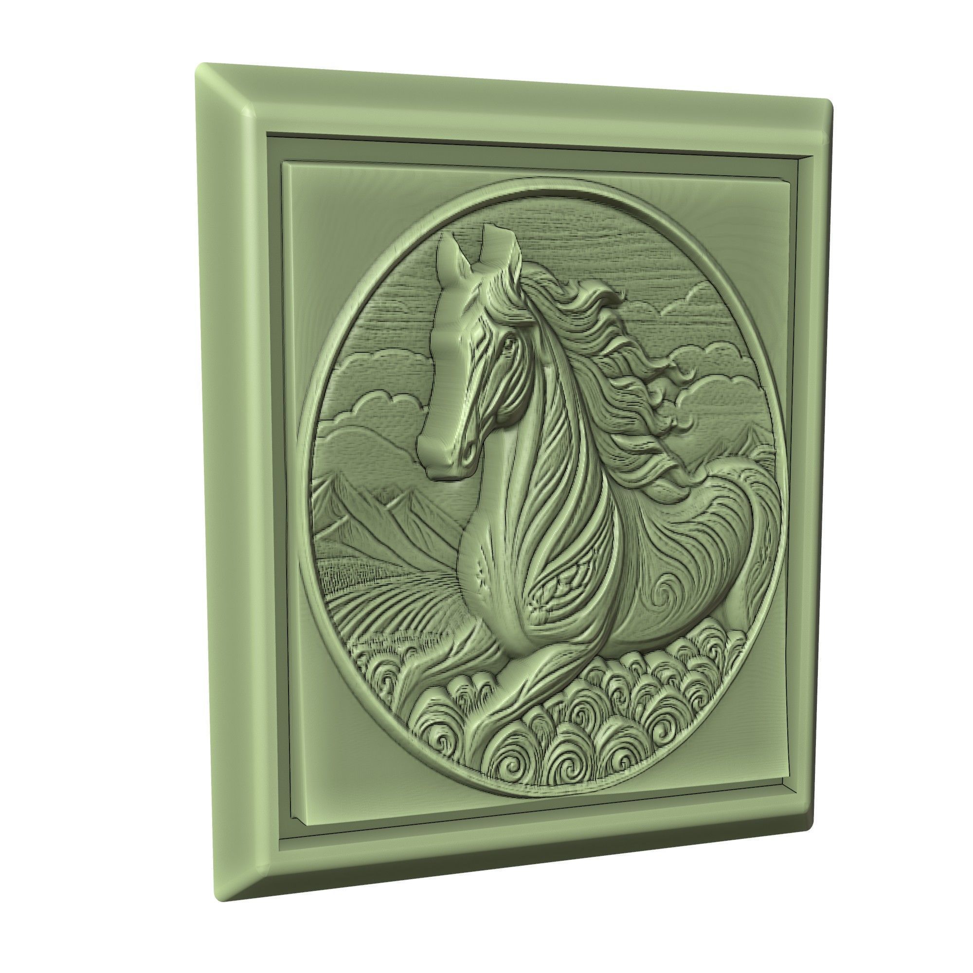 Horse Animal 3D print model_3