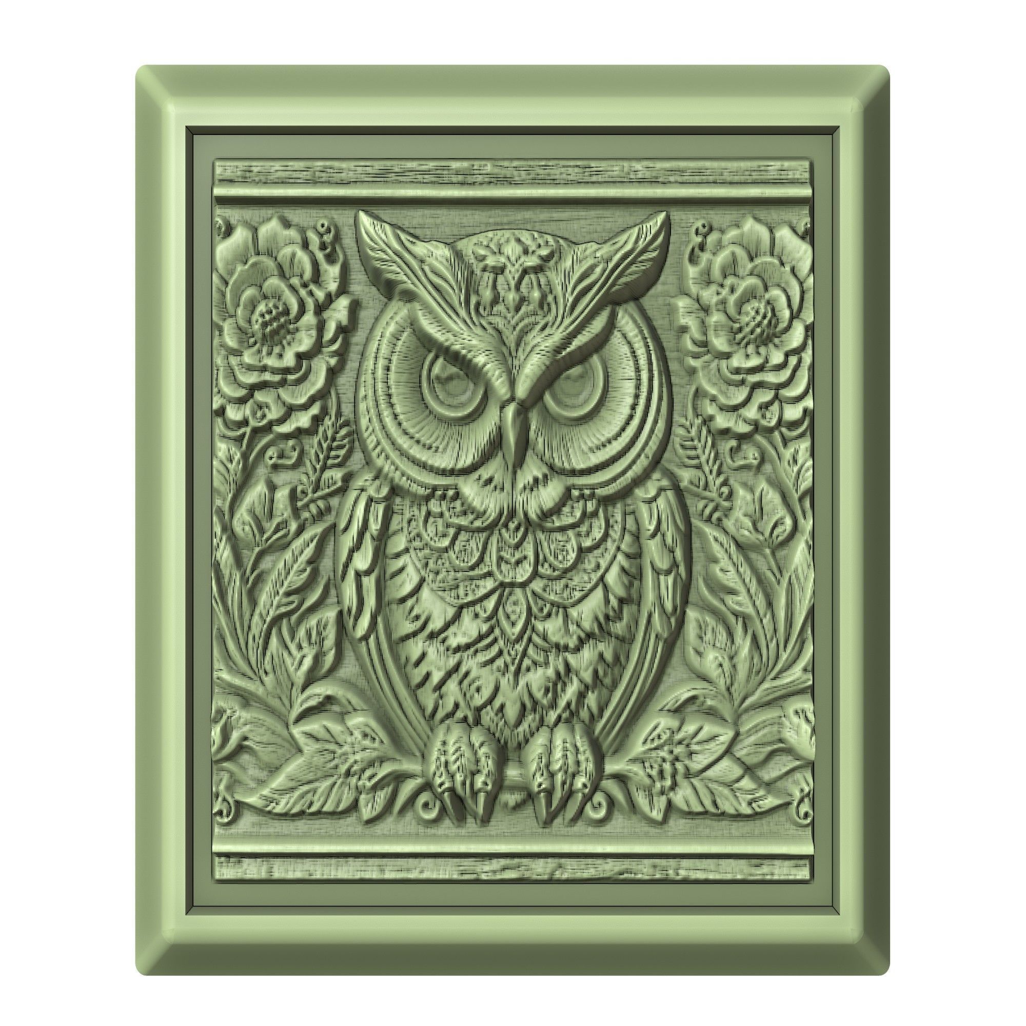 Owl Animal 3D print model_2