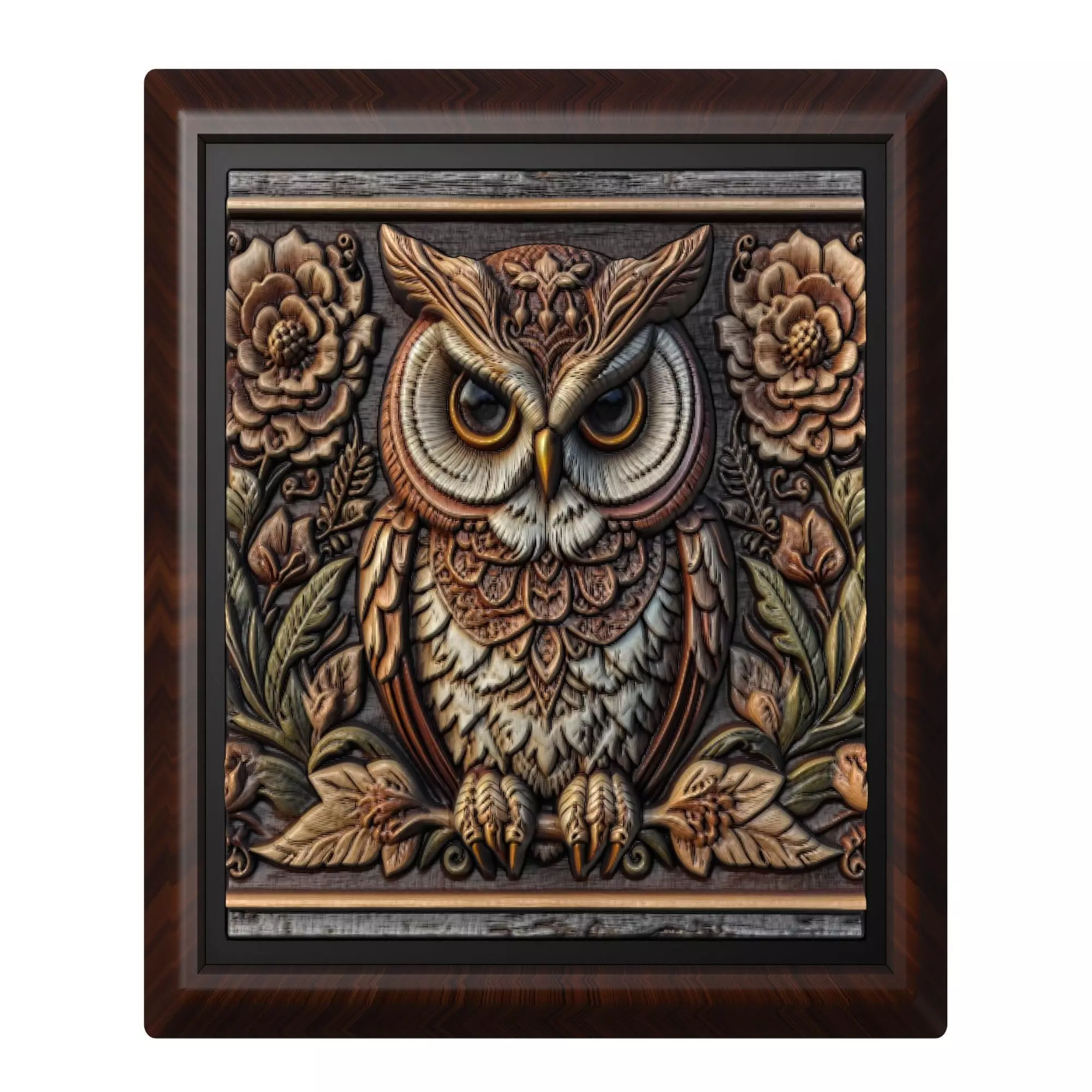 Owl Animal 3D print model_0