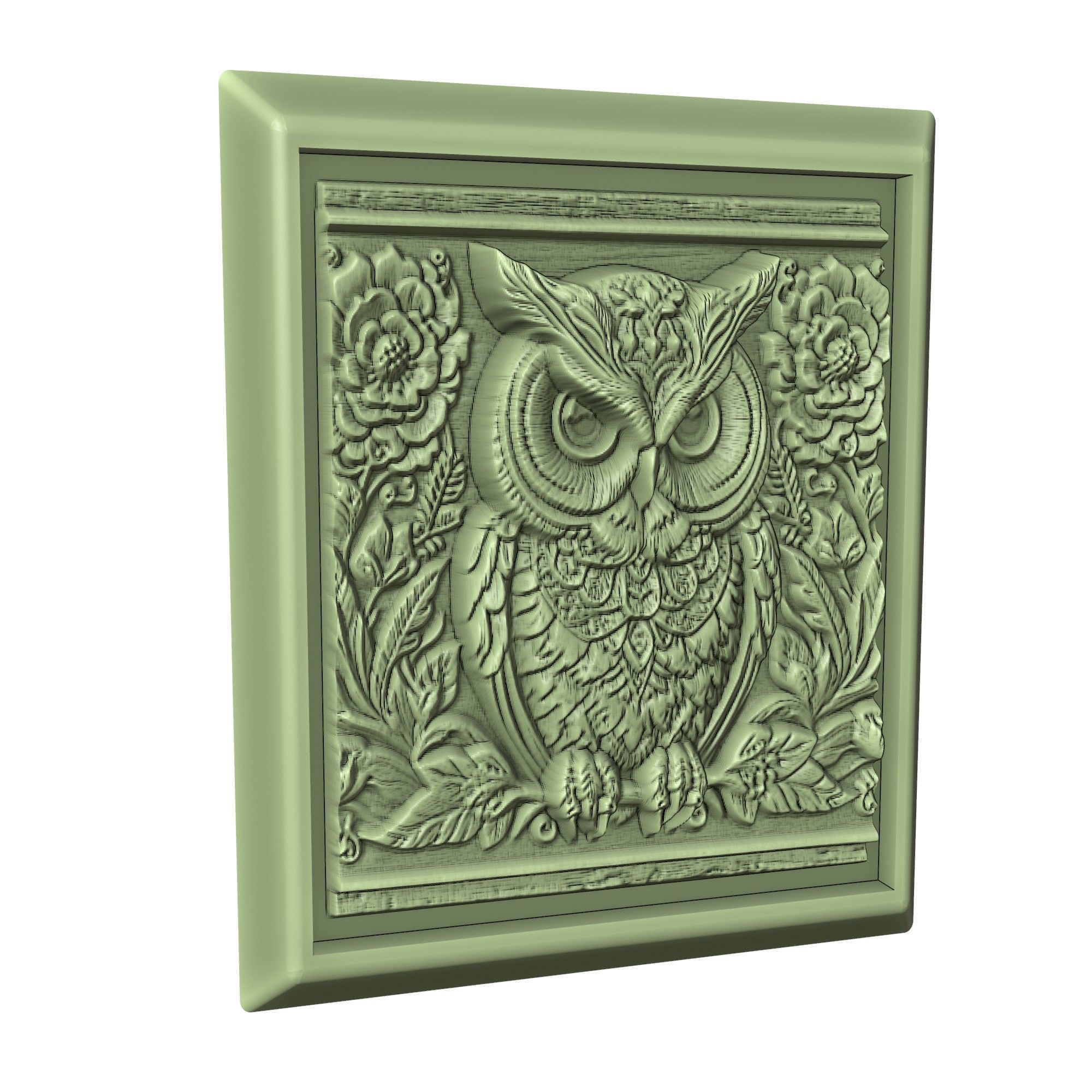 Owl Animal 3D print model_3