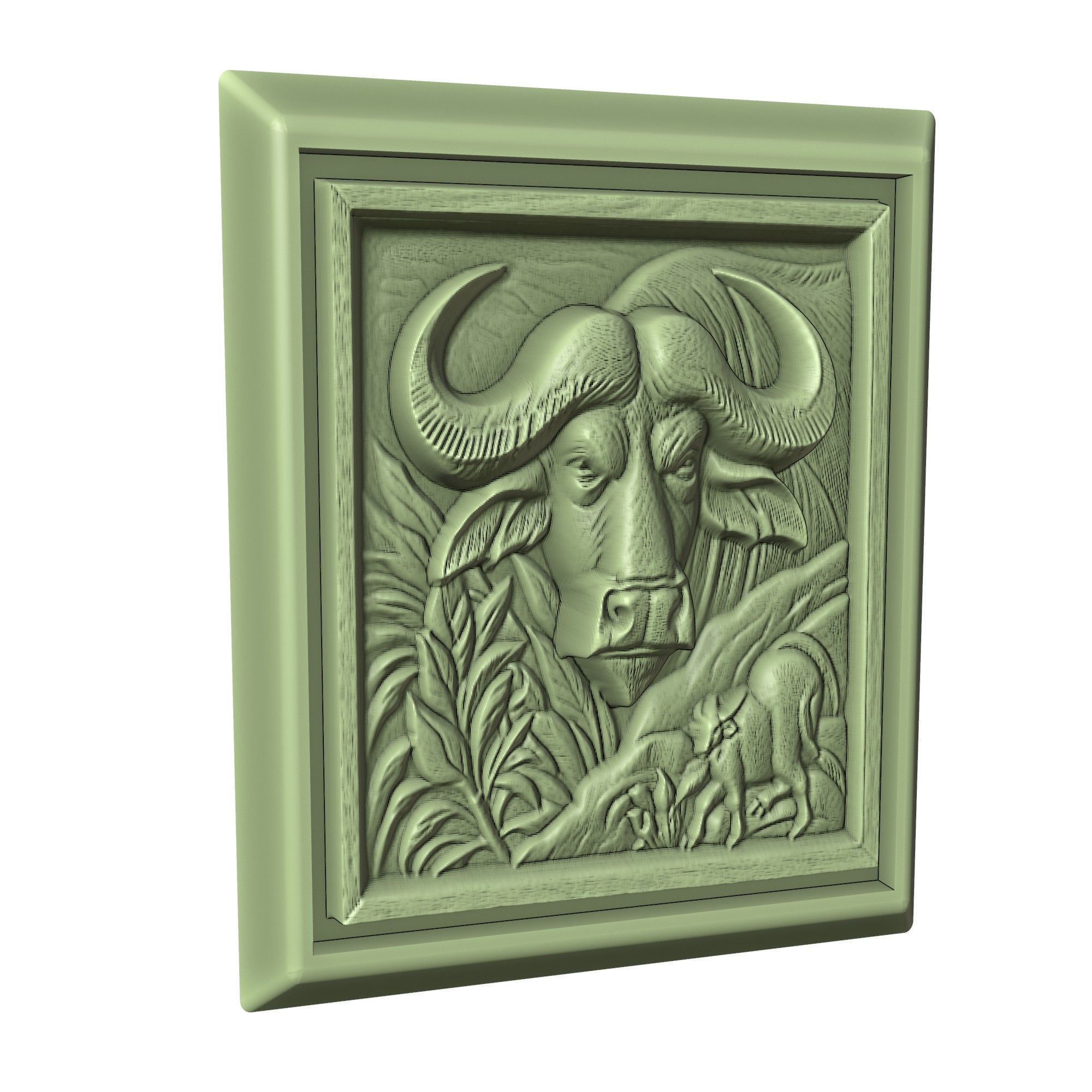 Buffalo Animal 3D print model_3