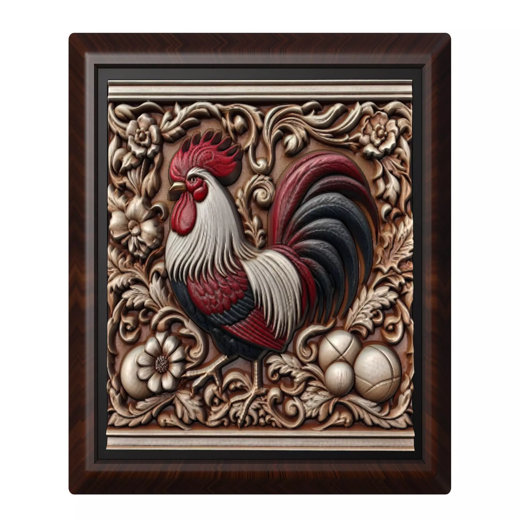 Rooster Animal 3D print model_0