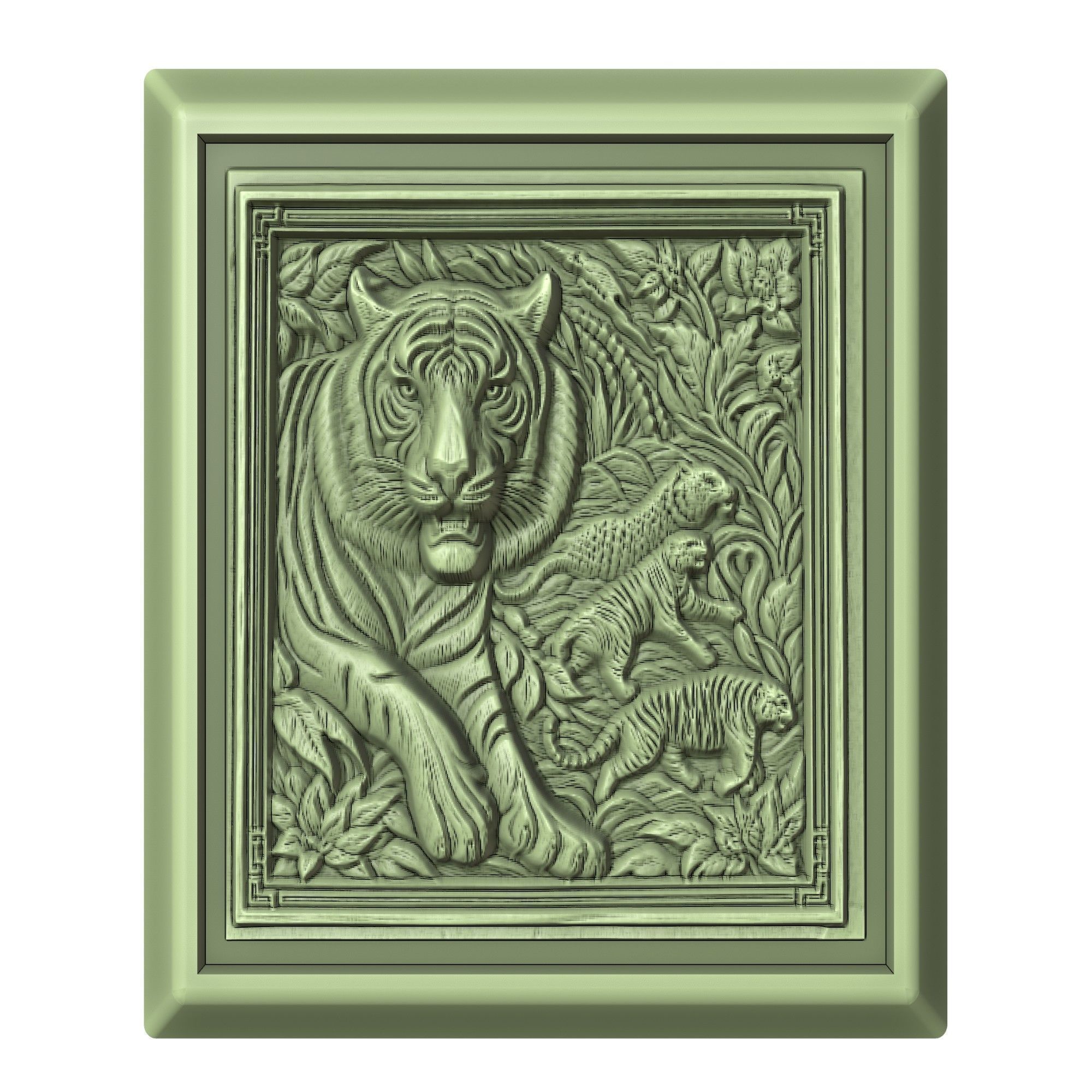 Tiger Animal 3D print model_2