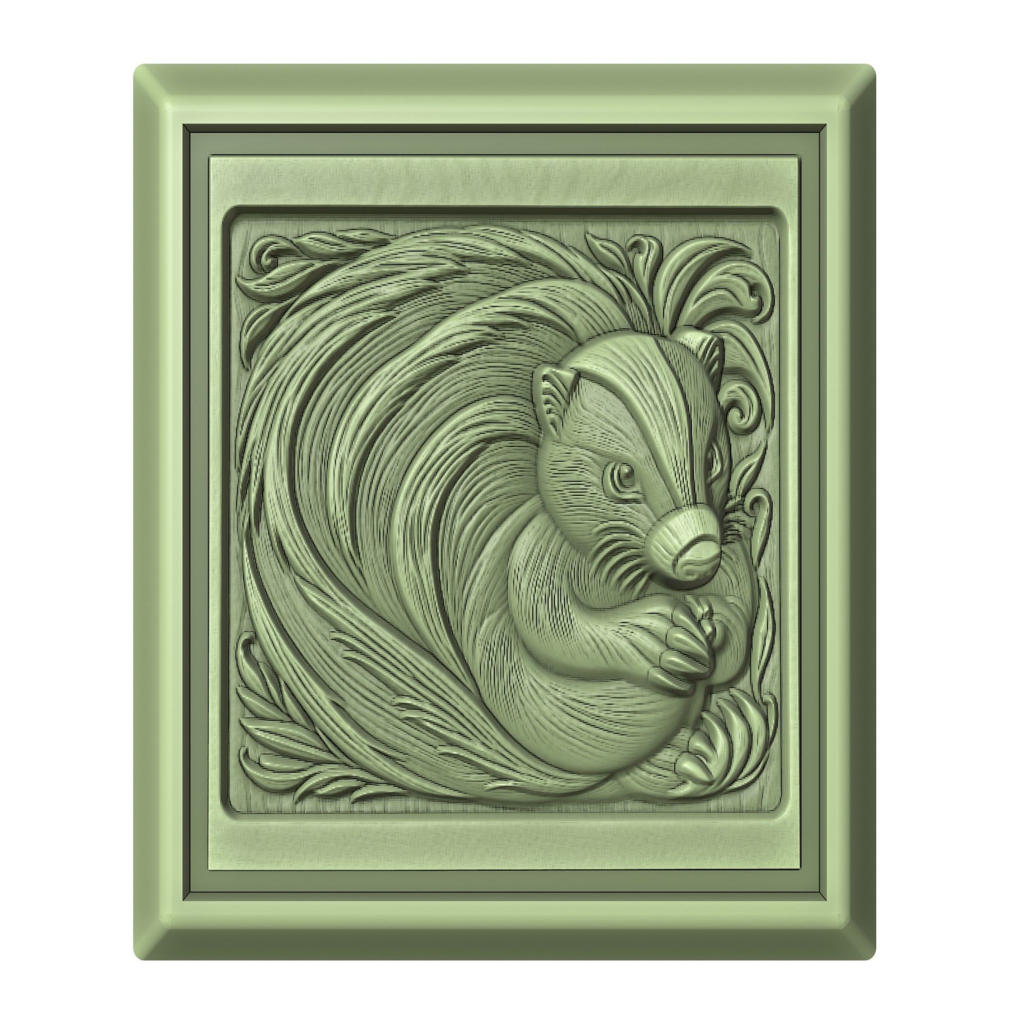 Skunk Animal 3D print model_2