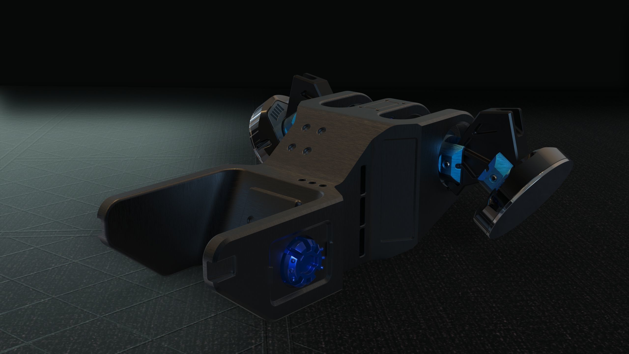 mechanical robotic part 2 3D model_1