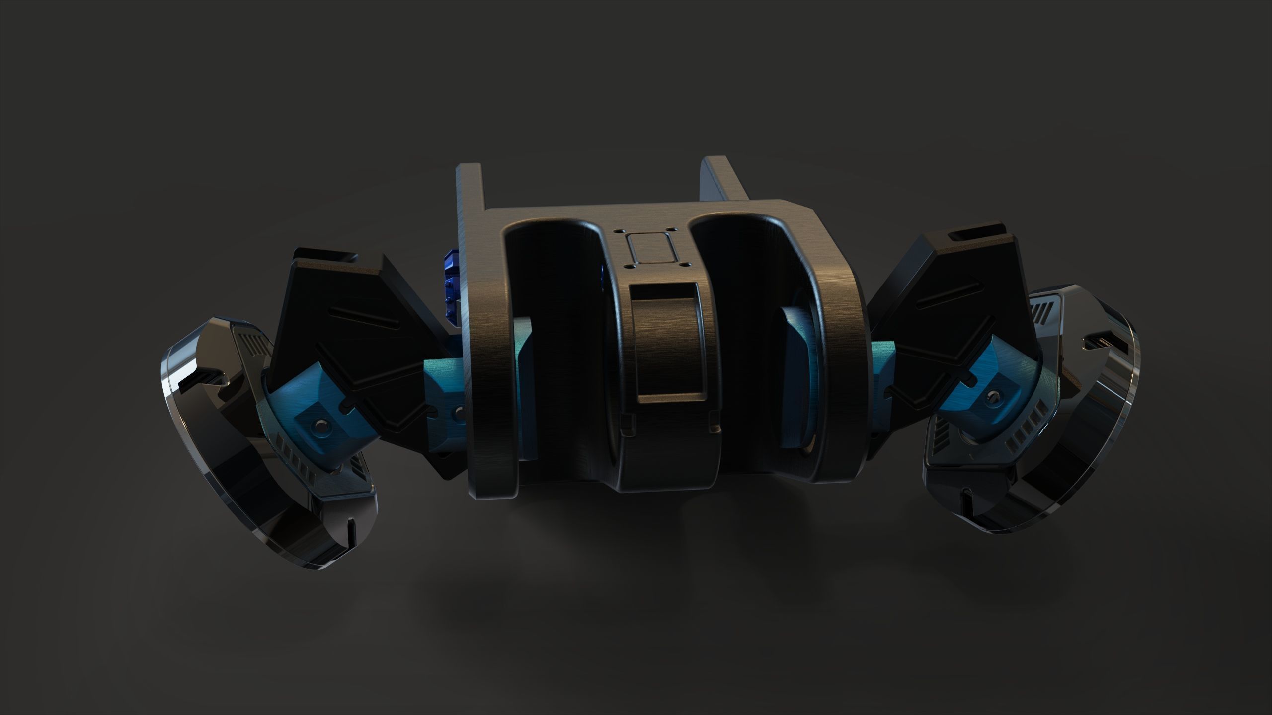 mechanical robotic part 2 3D model_2