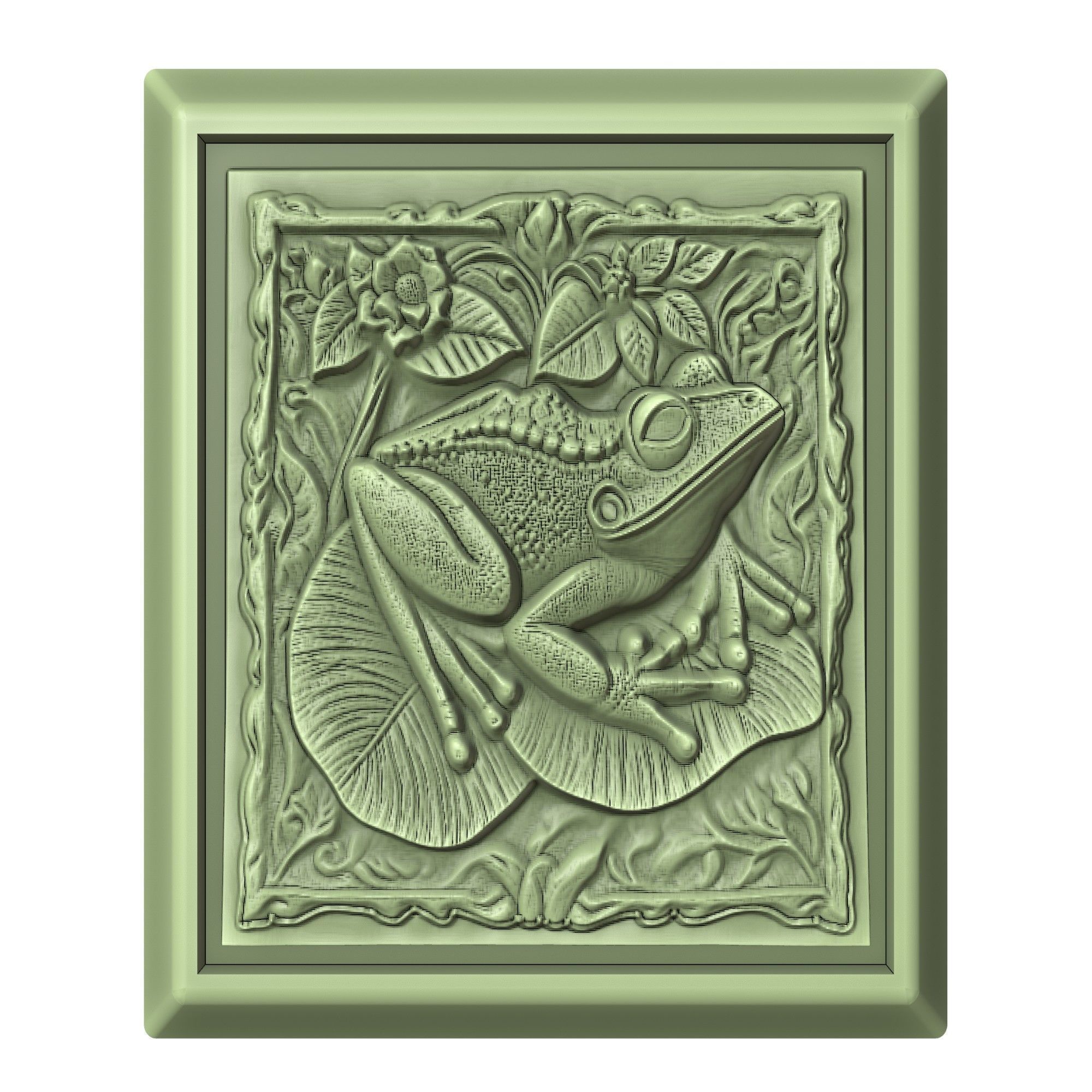 Frog Animal 3D print model_2