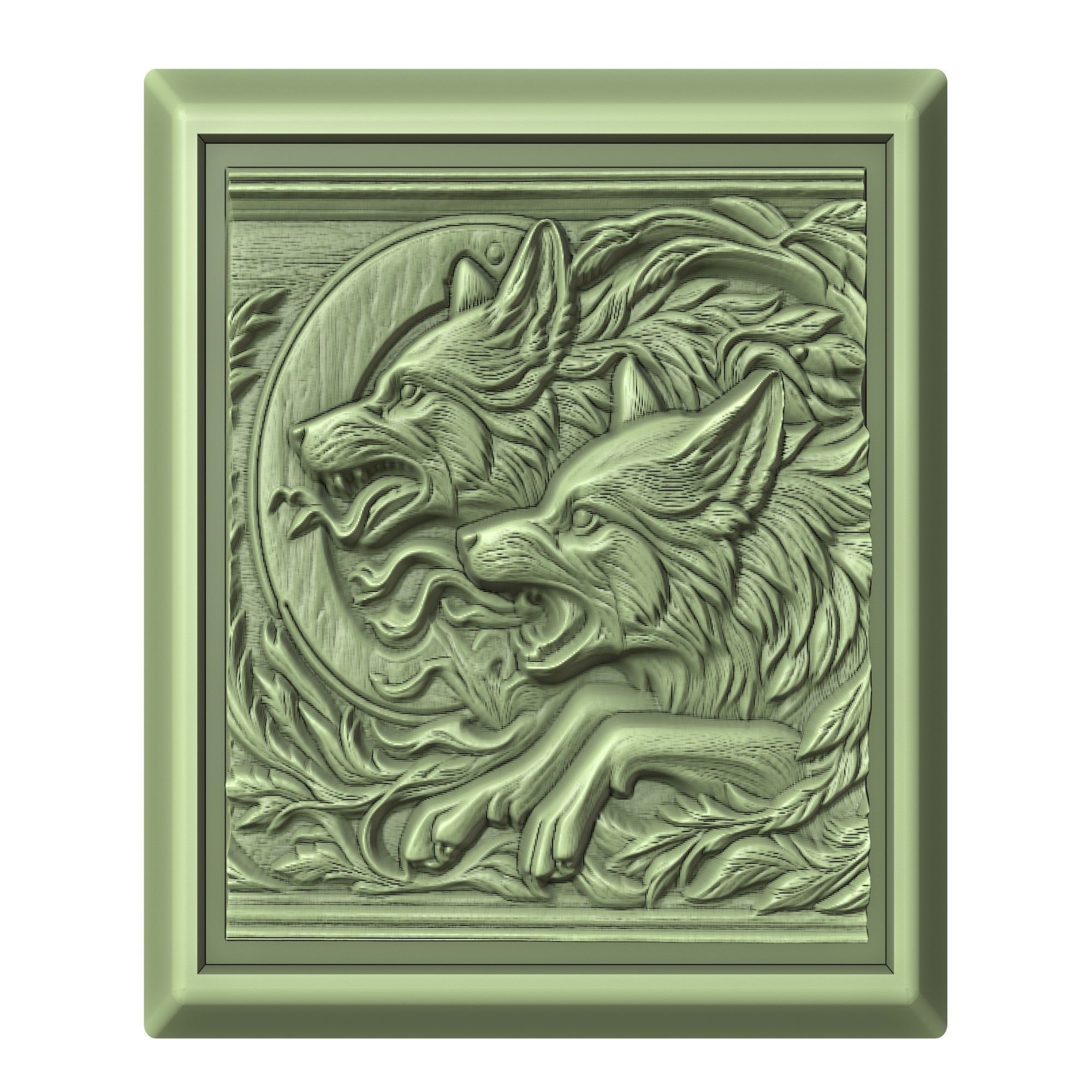 Wolf Animal 3D print model_2