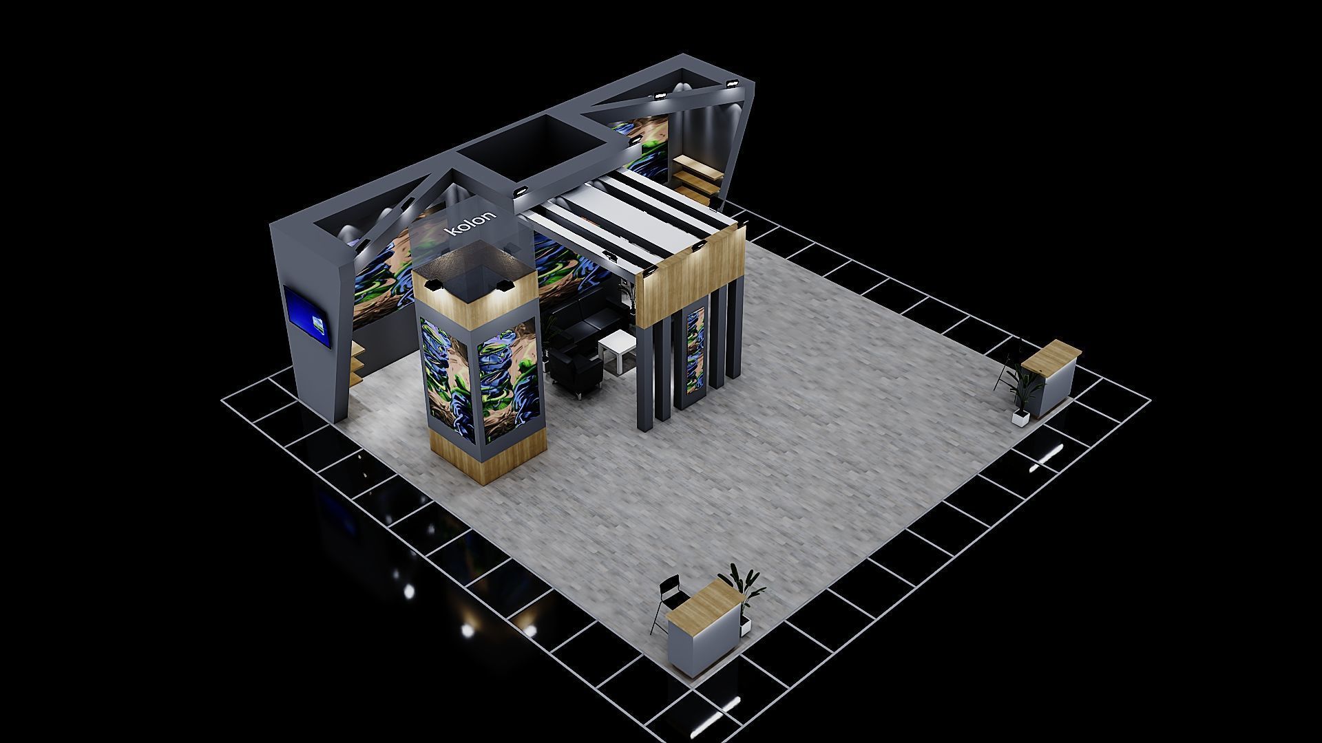 Exhibition Stand 8 3D model_6