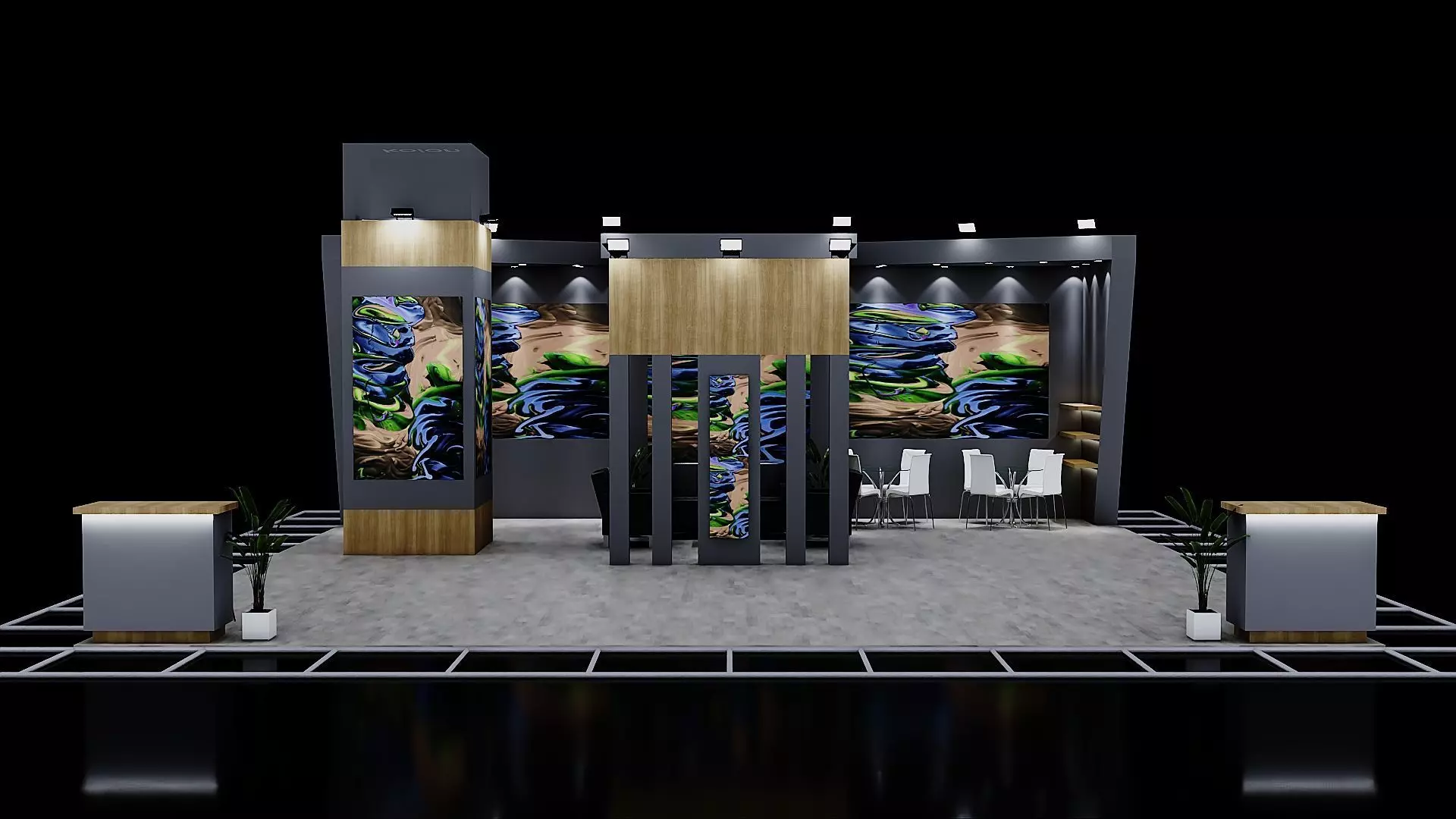 Exhibition Stand 8 3D model_0
