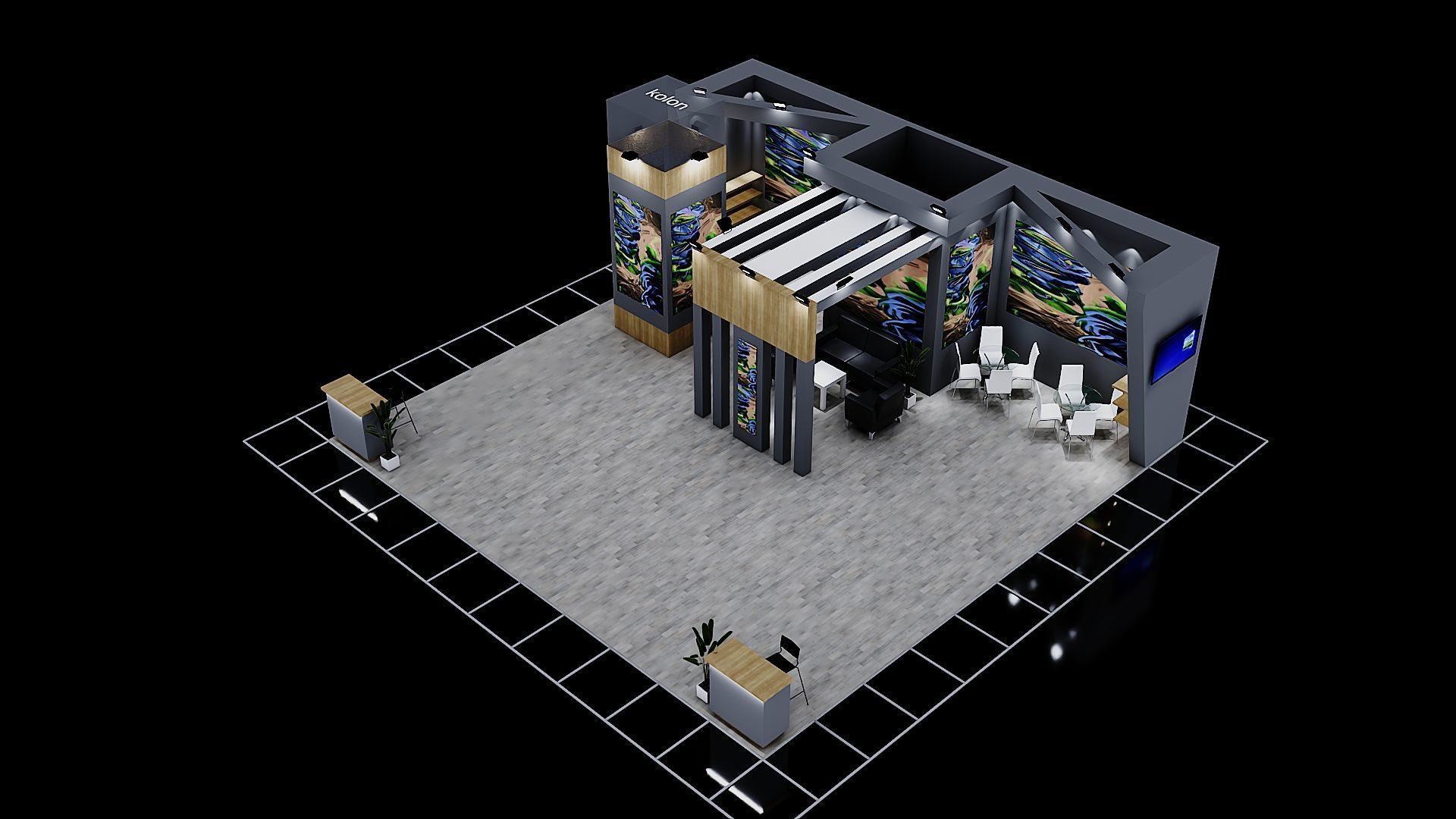 Exhibition Stand 8 3D model_4