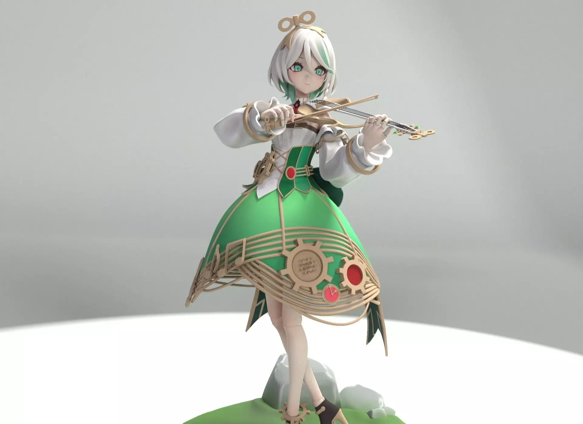Cecilia Immergreen 3D print model_0