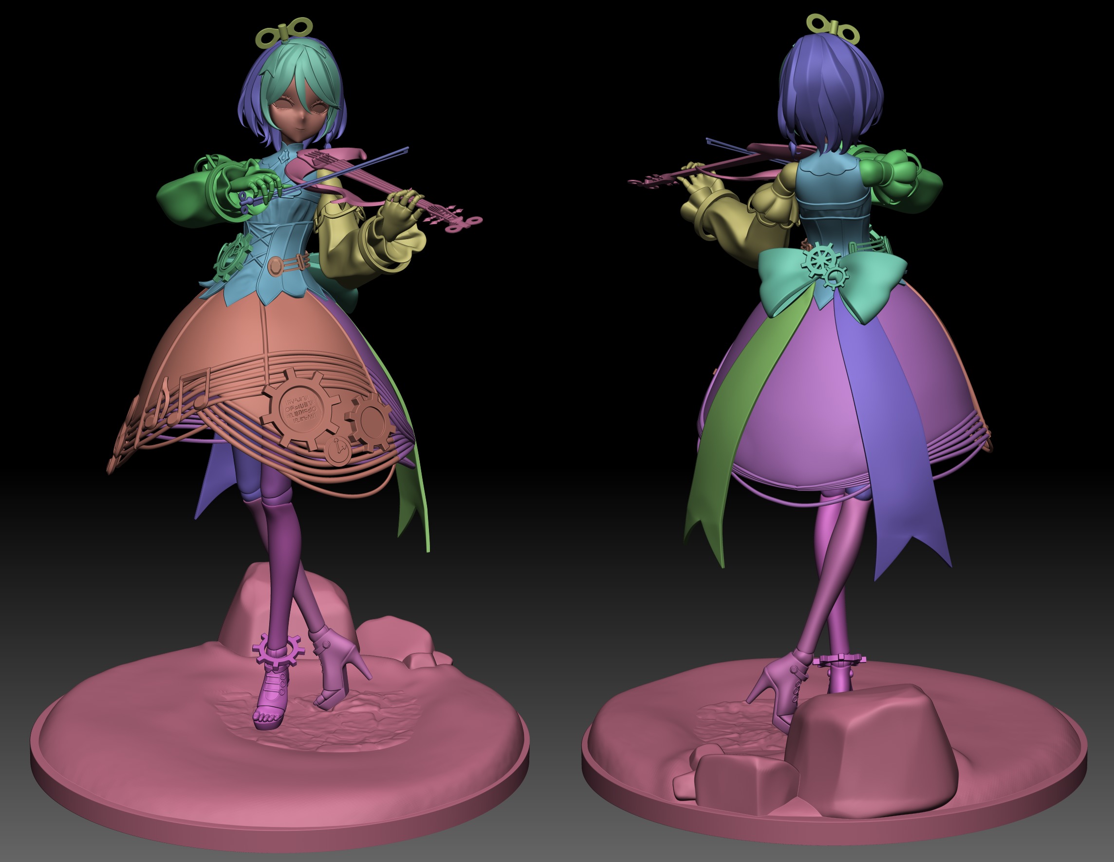Cecilia Immergreen 3D print model_6
