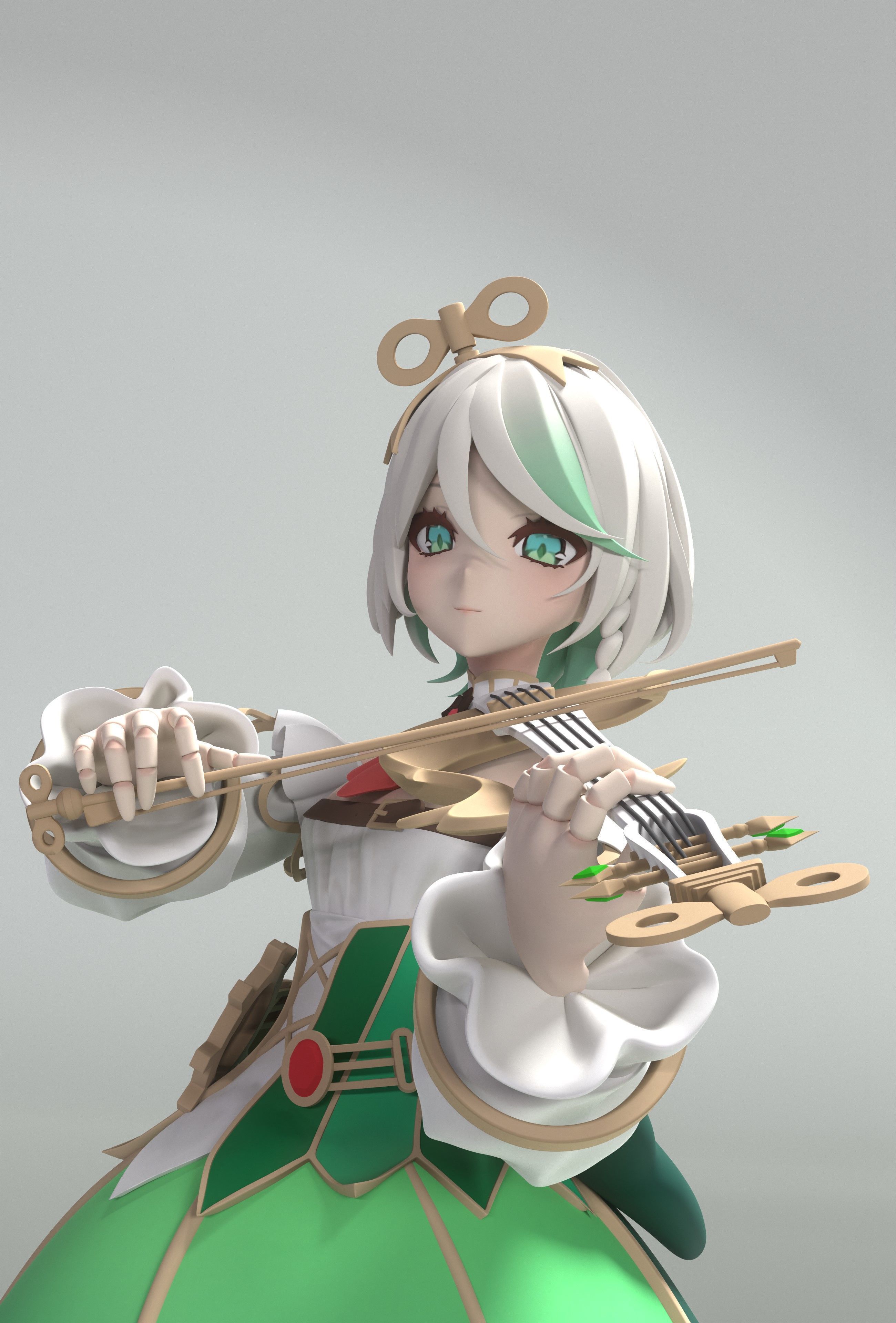 Cecilia Immergreen 3D print model_4