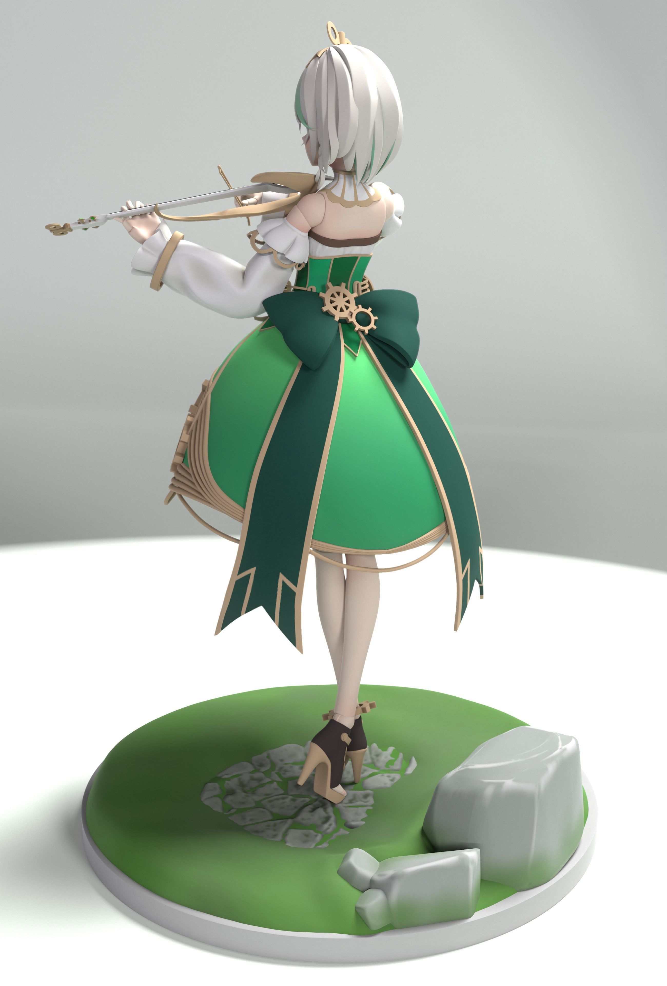 Cecilia Immergreen 3D print model_3