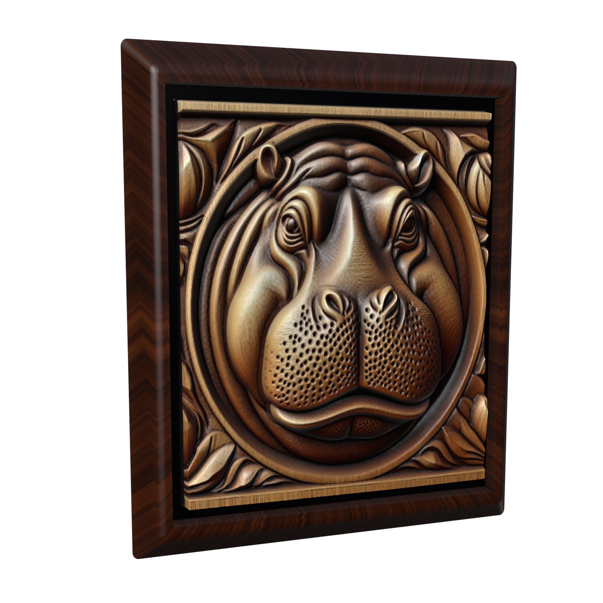 Hippopotamus Animal 3D print model_1