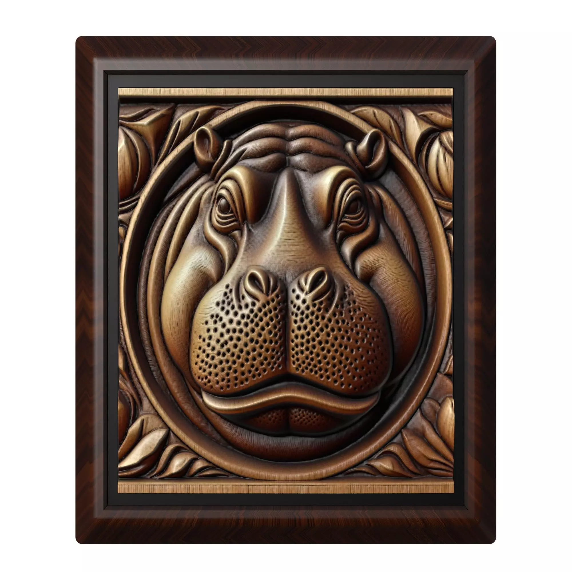 Hippopotamus Animal 3D print model_0